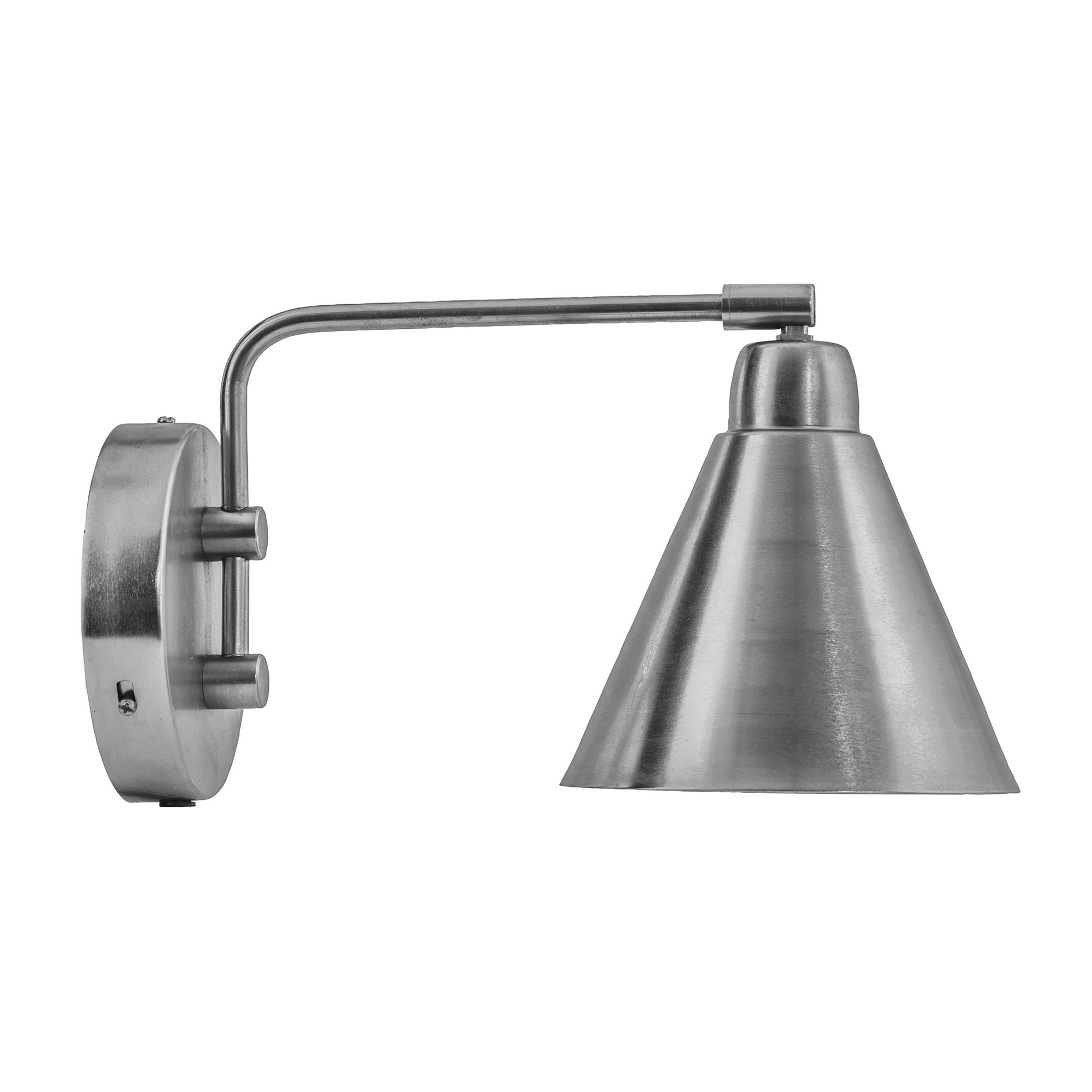 Game Vägglampa Brushed Silver Finish 18cm