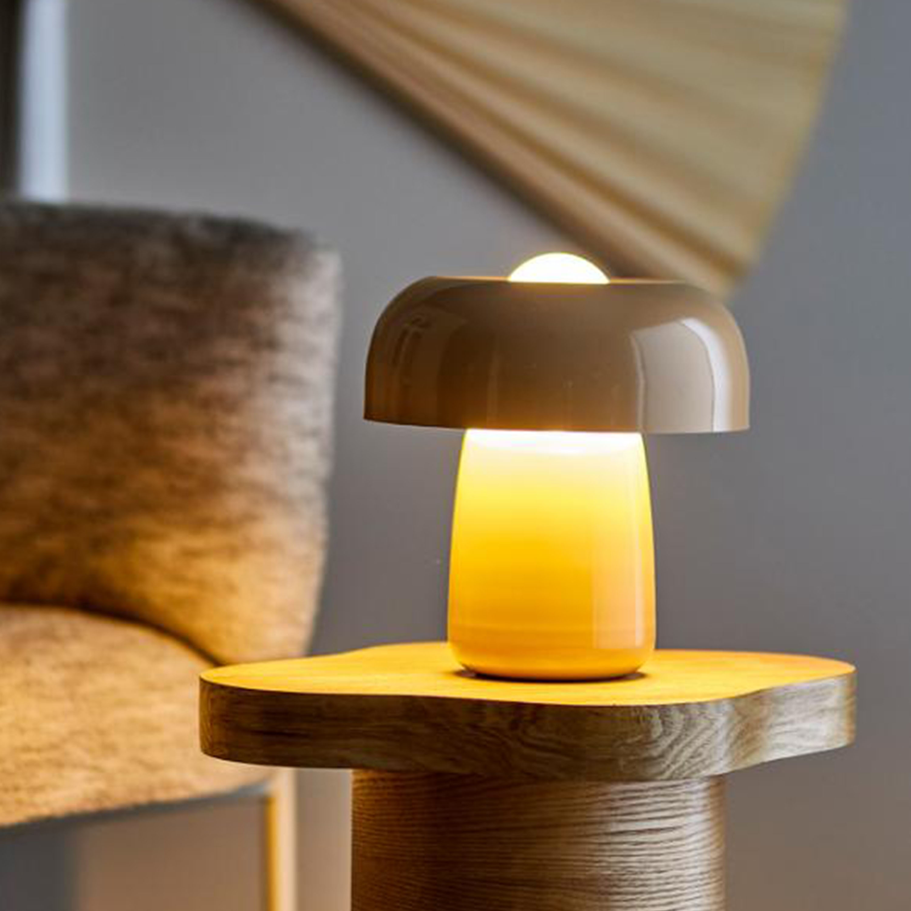 Bloomingville Ylva Tischlampe Nature 28cm