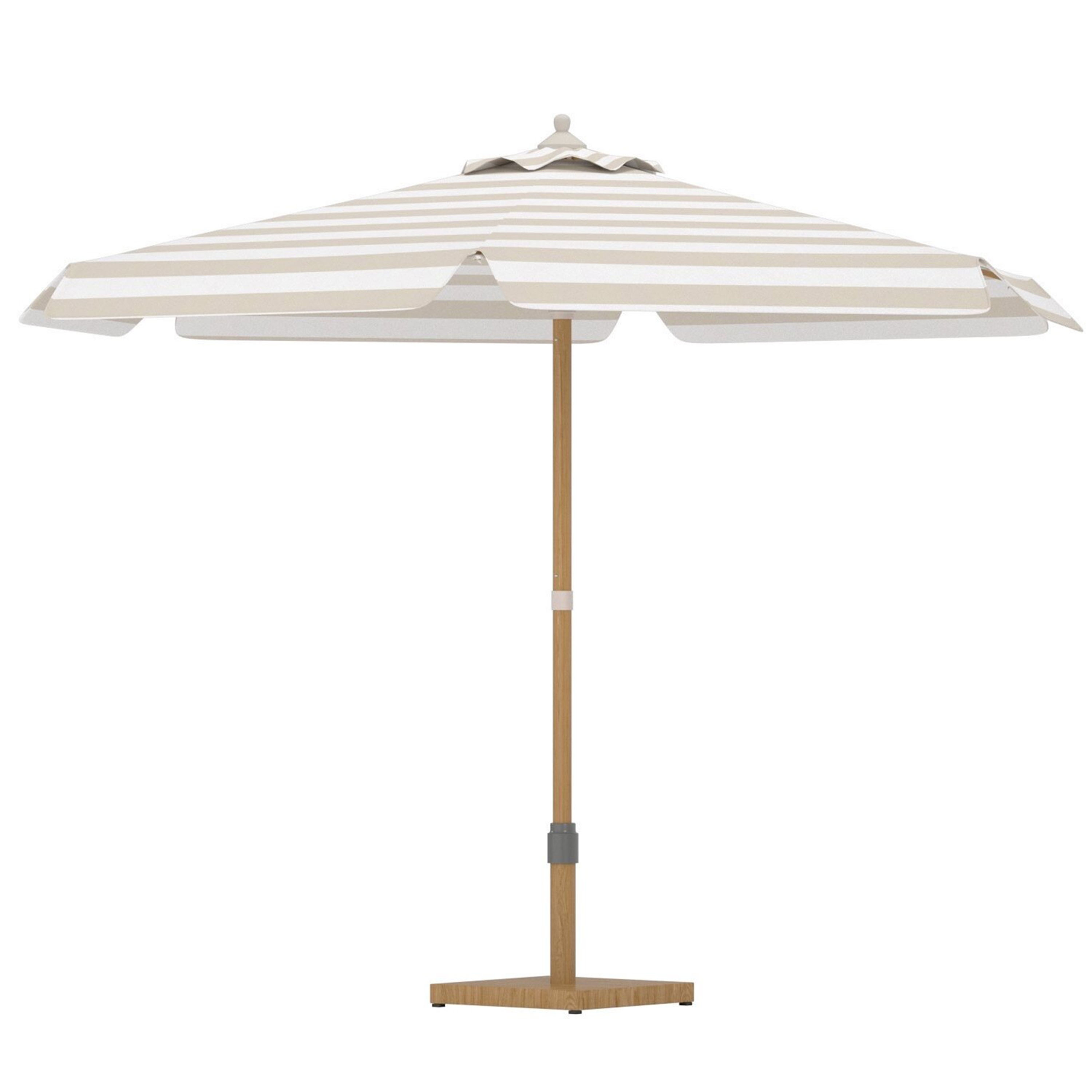 Venture Home Cerox Parasoll Beige/White Ø270