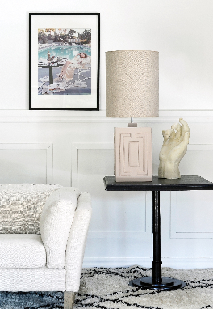 Hallbergs Belysning Stucco Lampfot Greige