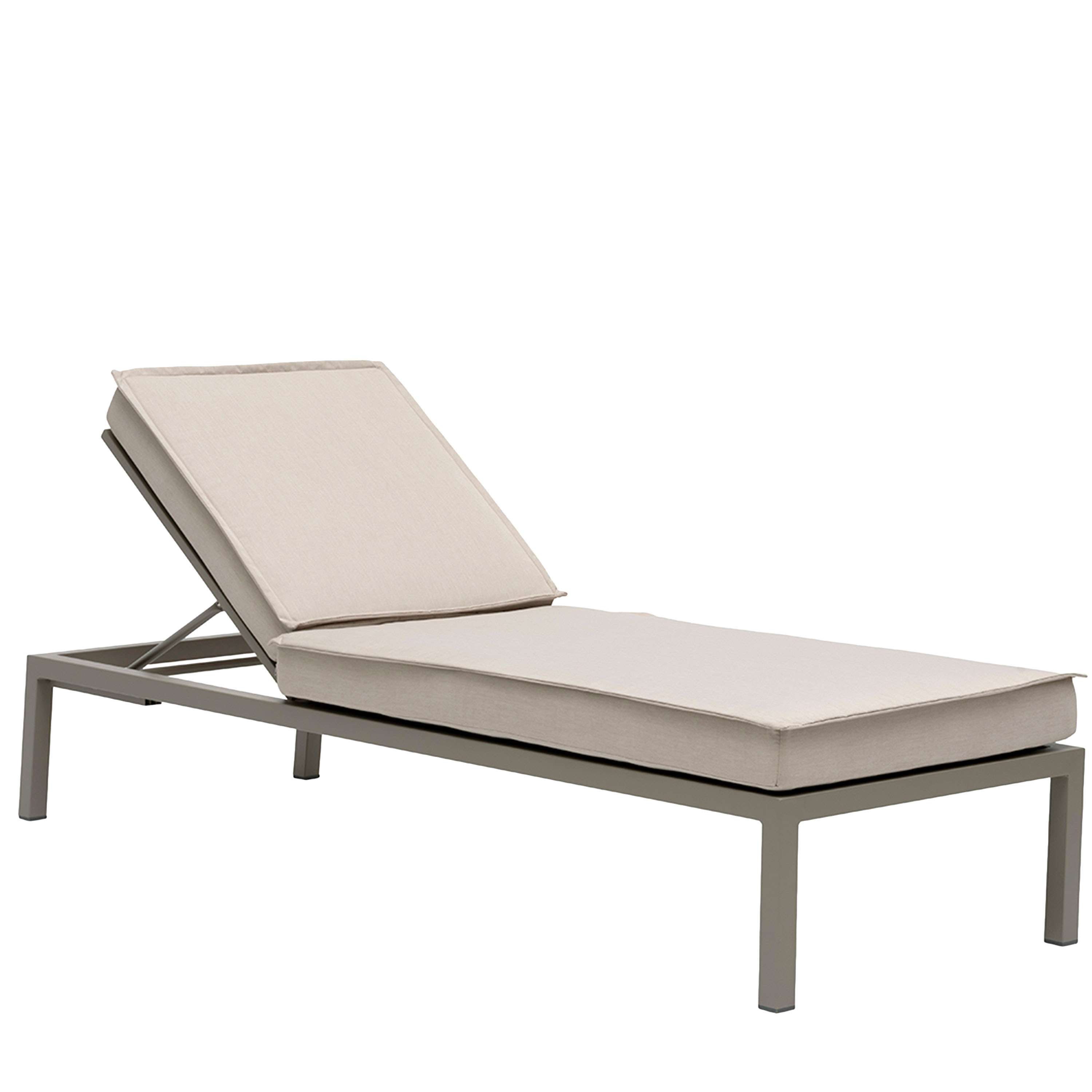 Jet Set Sonnenliege Beige 200cm