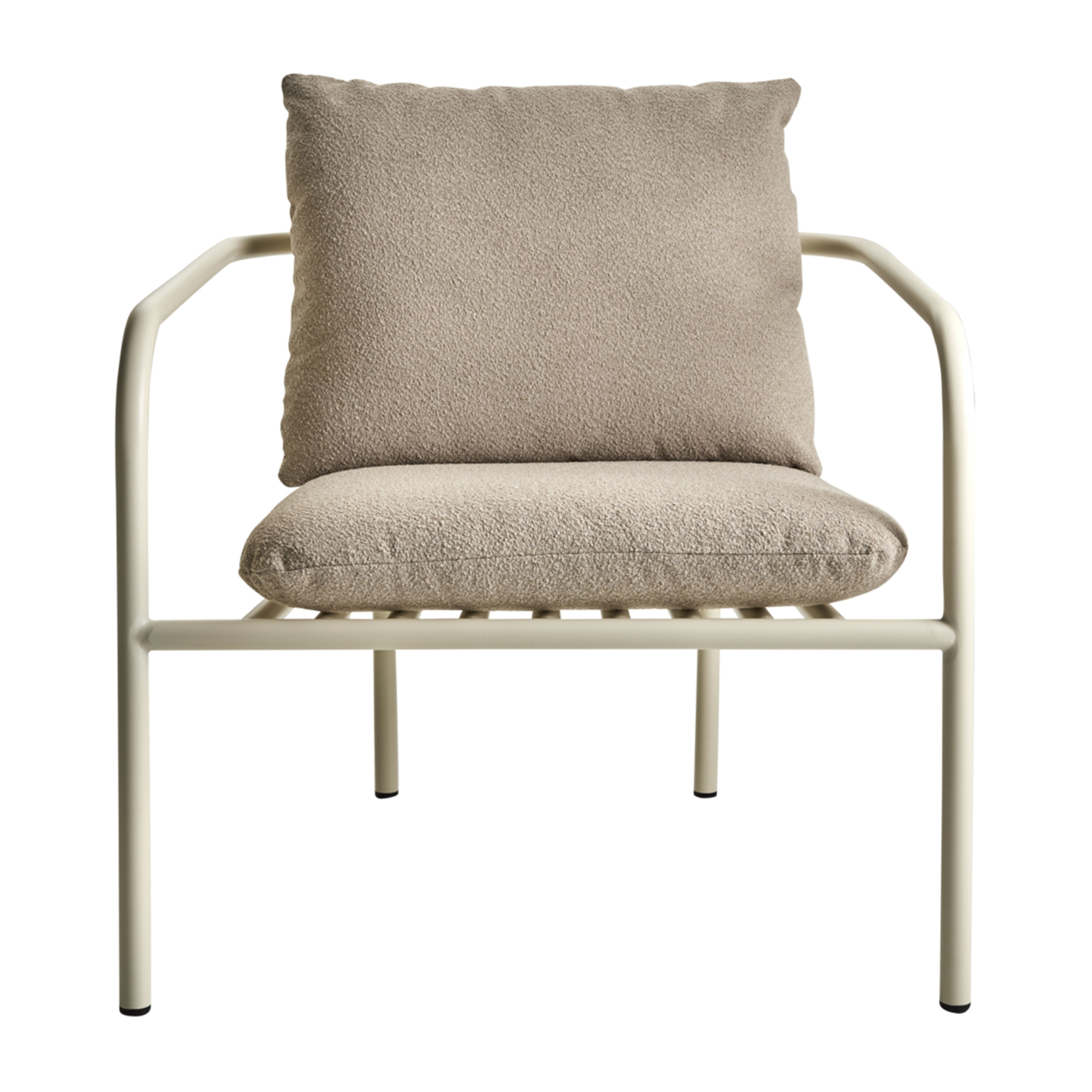 Brafab Bendt Loungefotölj Pearl White/Teddy Beige