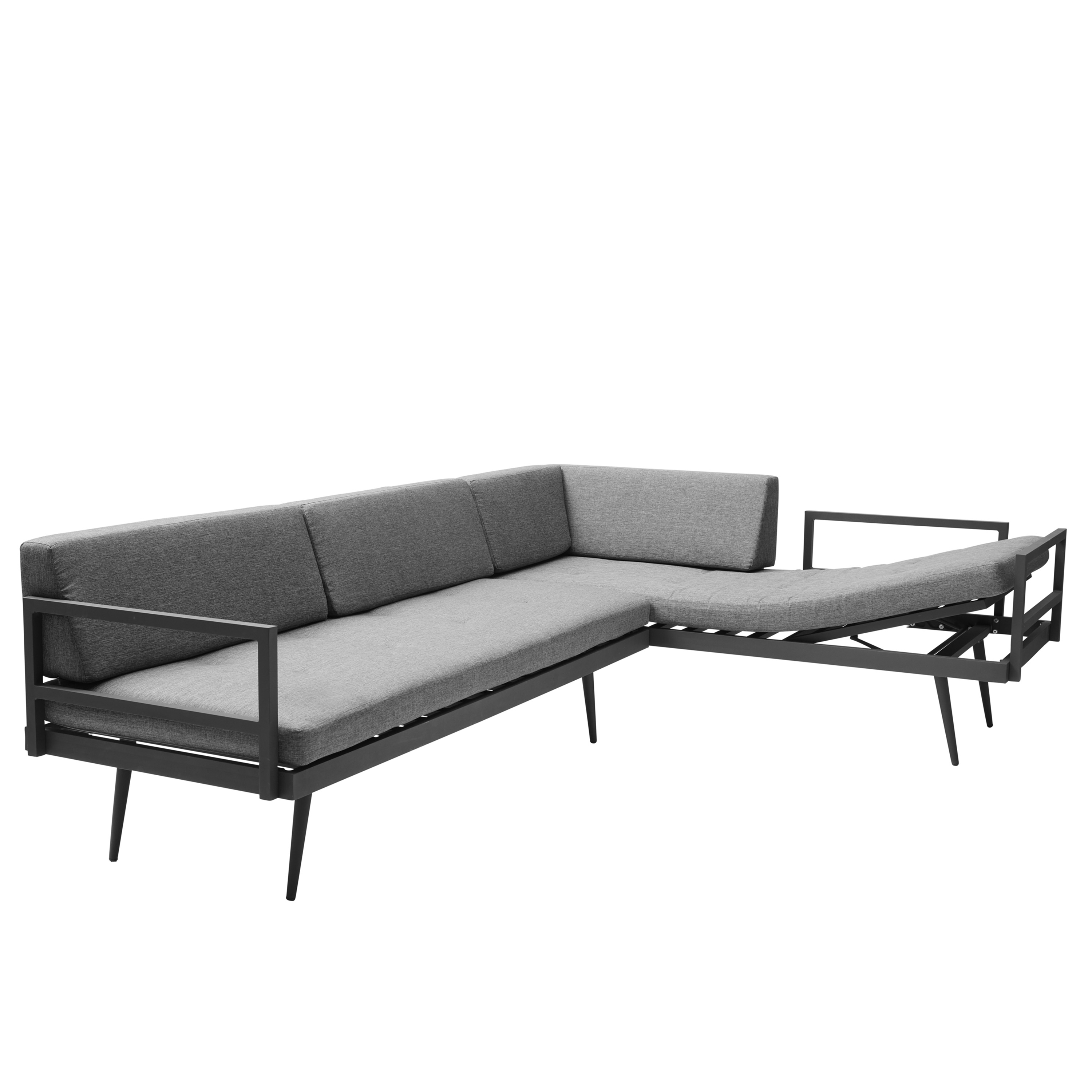 Cinas Rio Loungesoffa Anthracite/Grey