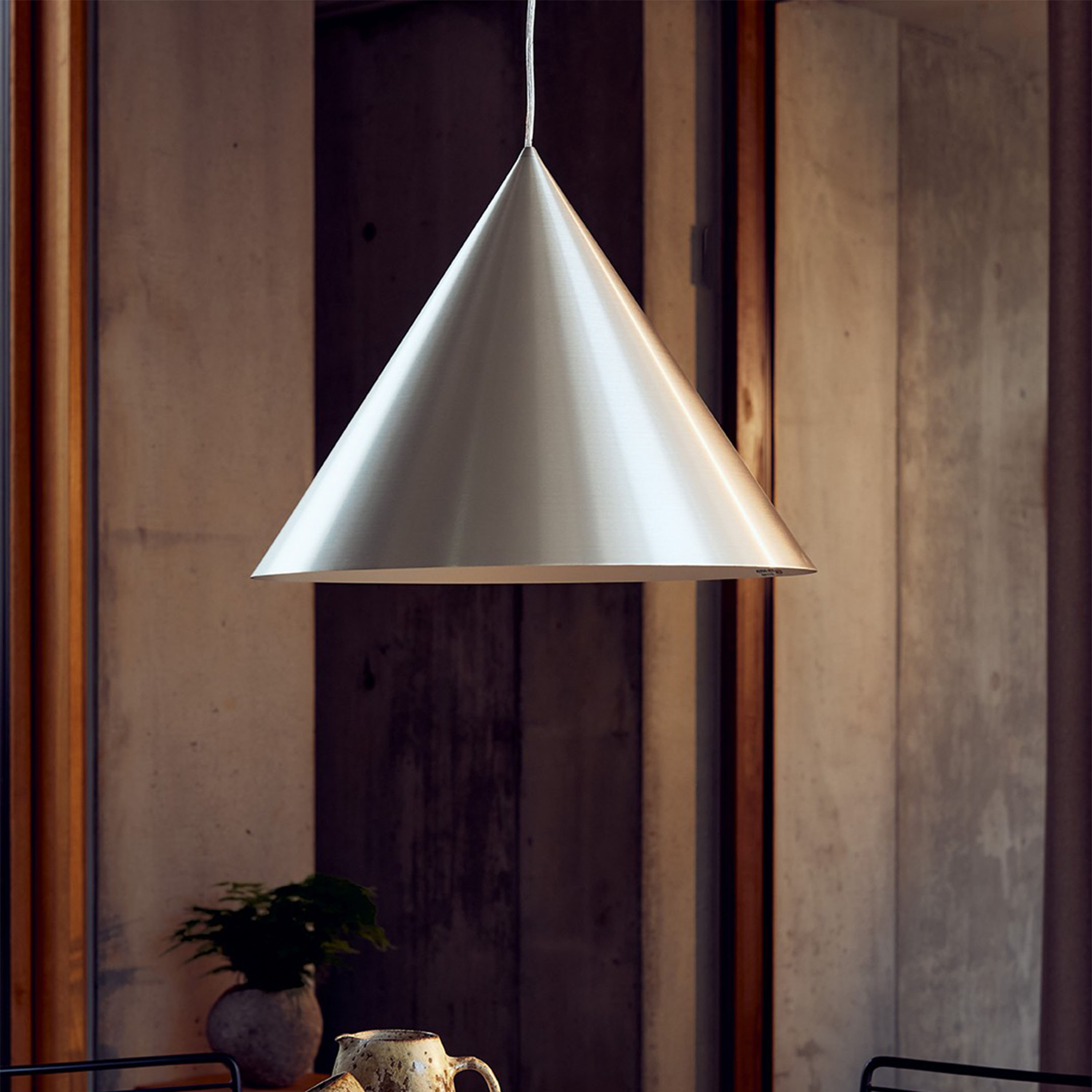 Frandsen Benjamin Taklampa Brushed Aluminium Ø30