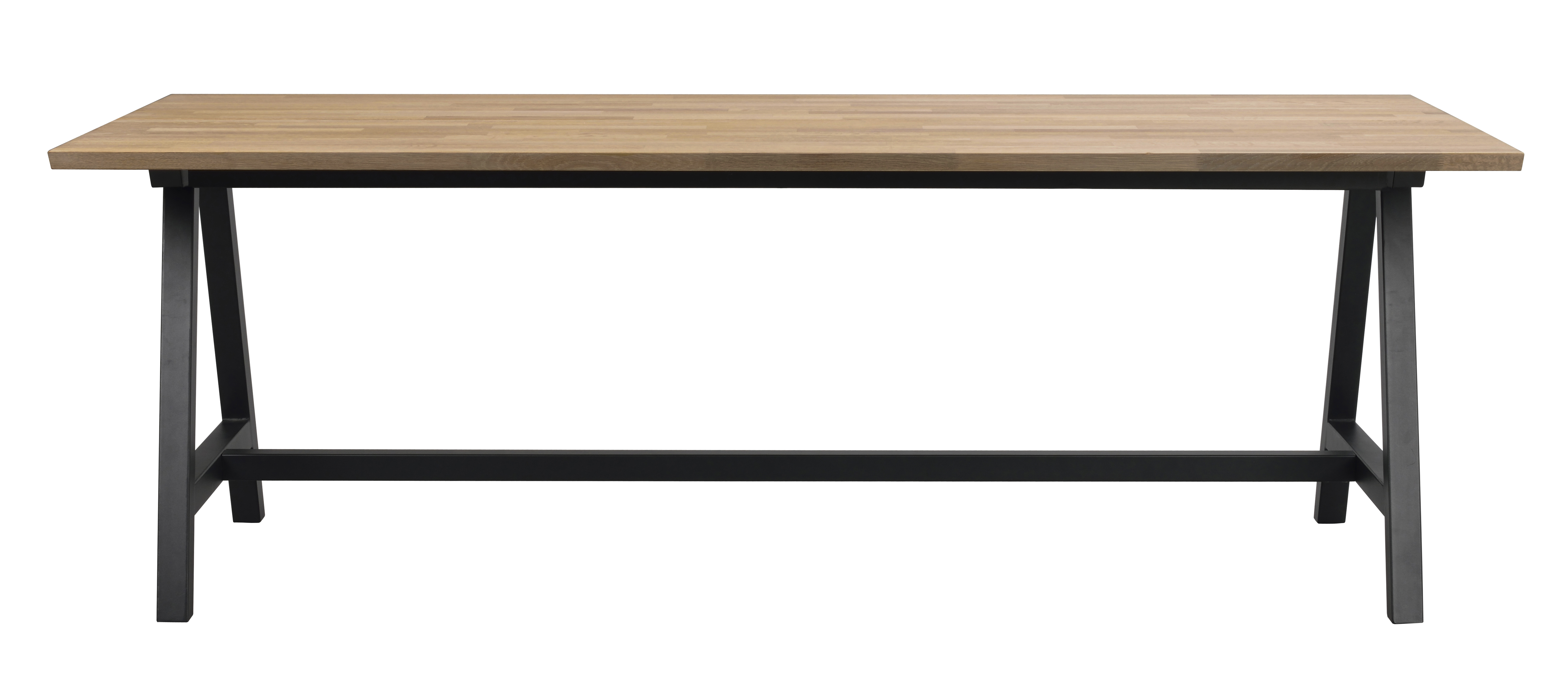 Rowico Home Carradale Matbord A-ben Ek/Svart 220cm