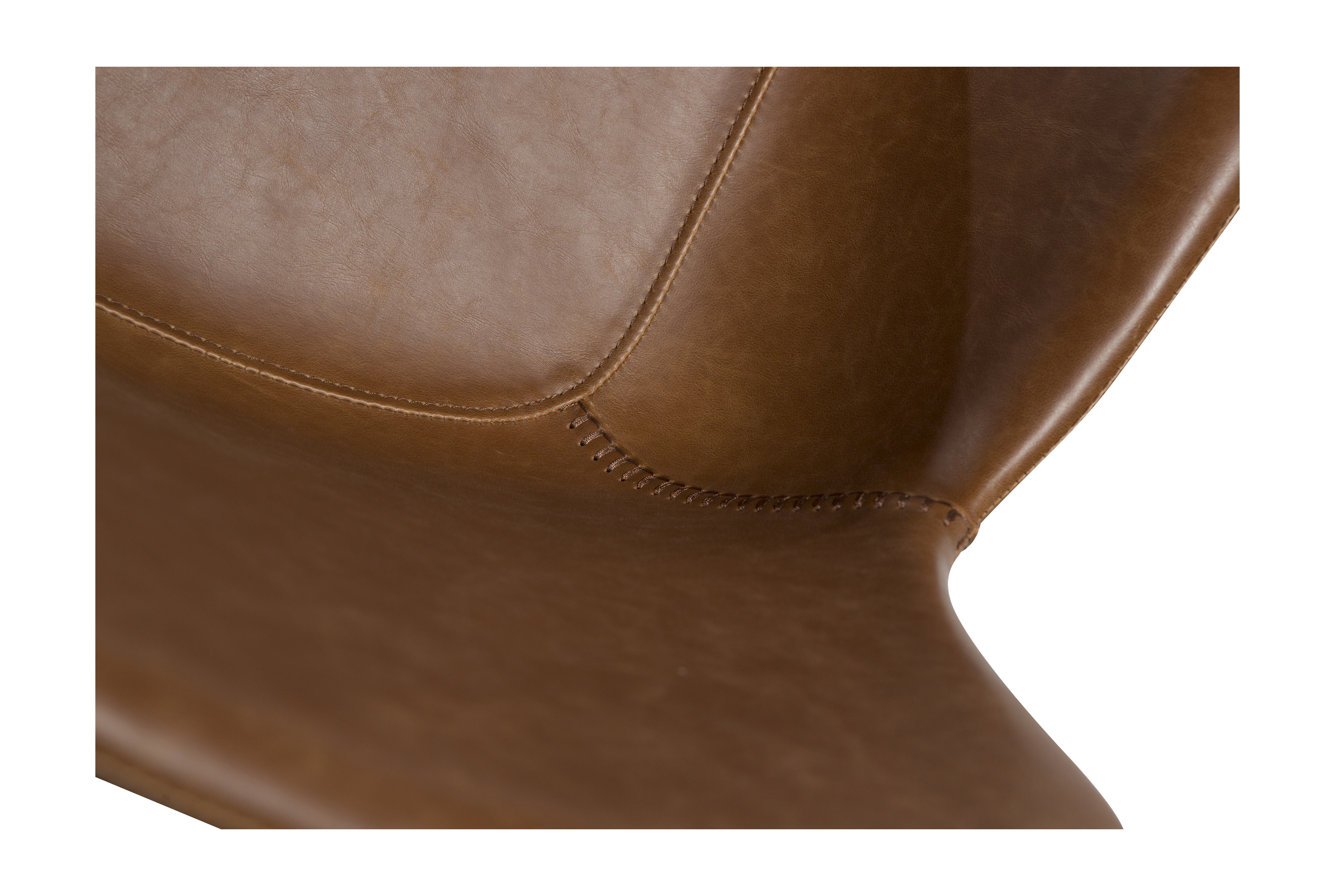 Dan Form Hype Karmstol Konstläder Ljusbrun/Svart