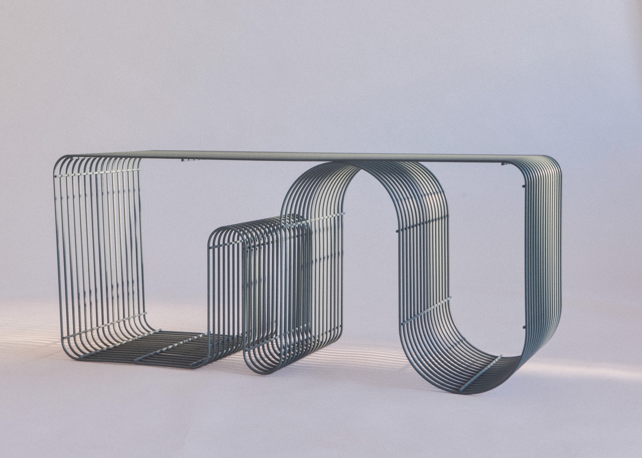 AYTM Curva Benk Dusty Blue