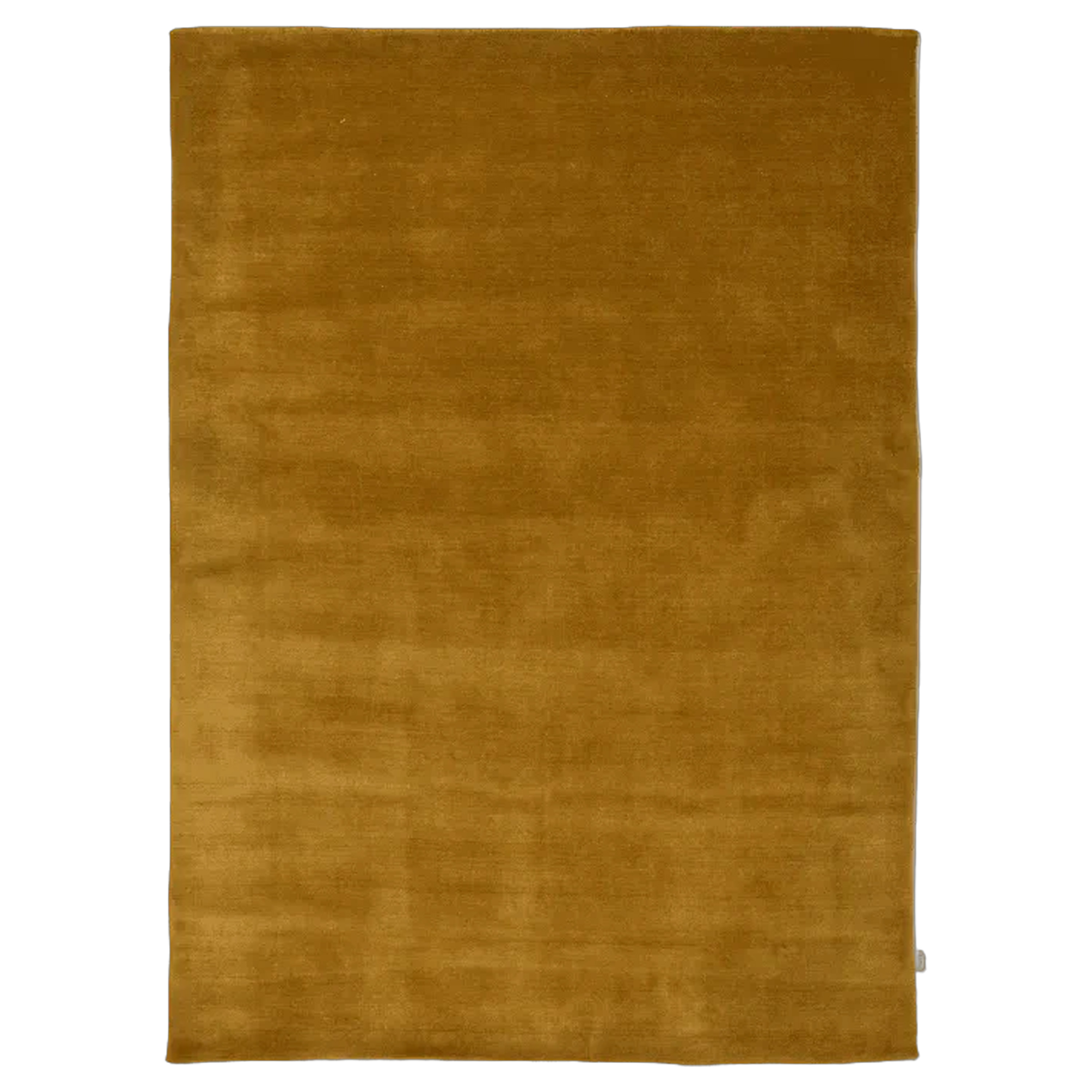 Solid Wollteppich Ockra 170x230