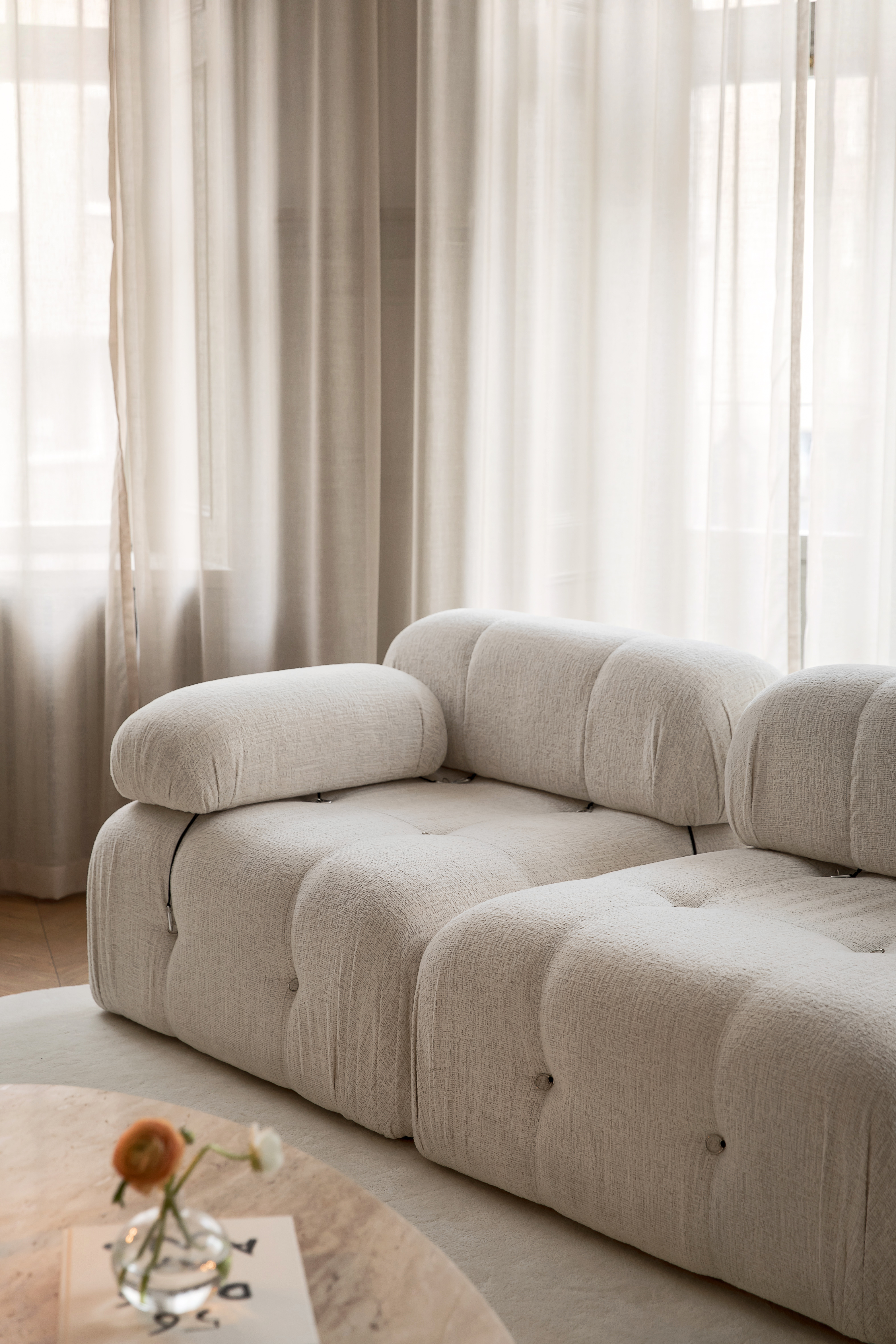 Sleepo Collection Blanca 3-sits Divansoffa Cream