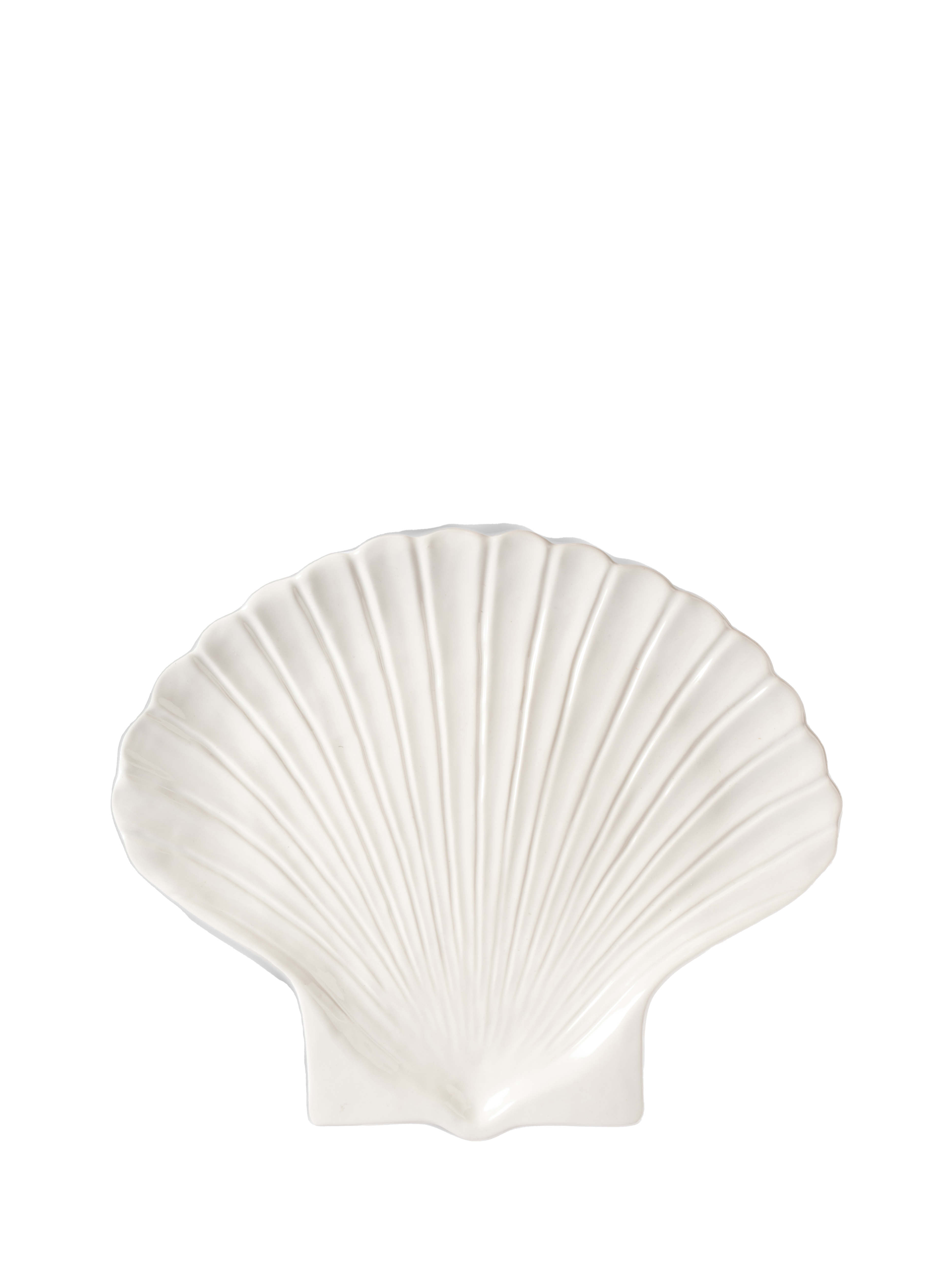 Byon - Shell Fett Weiß XL - Servierschalen & Platten