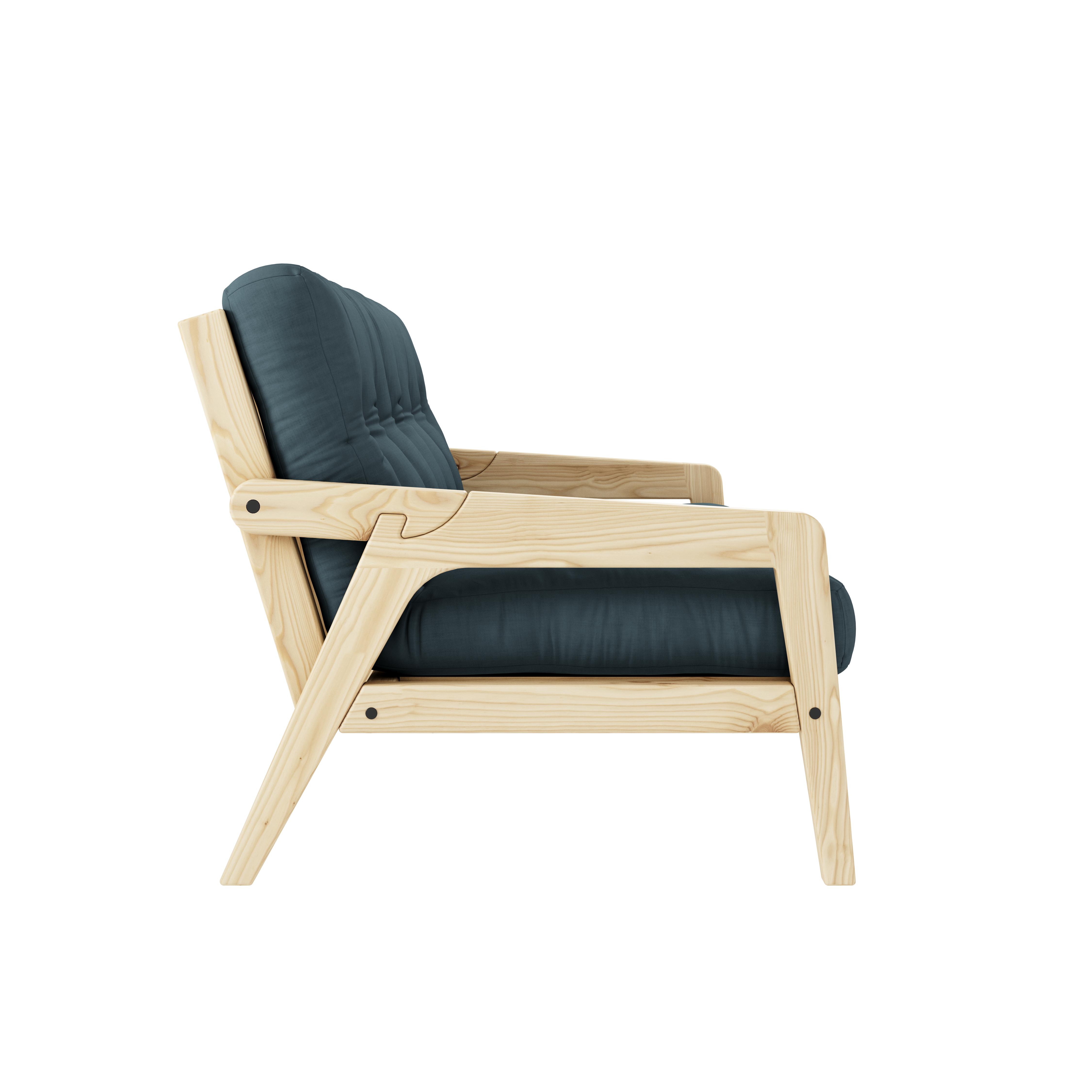 Karup Design Grab Sovesofa Natur/Petrol Blue 204cm