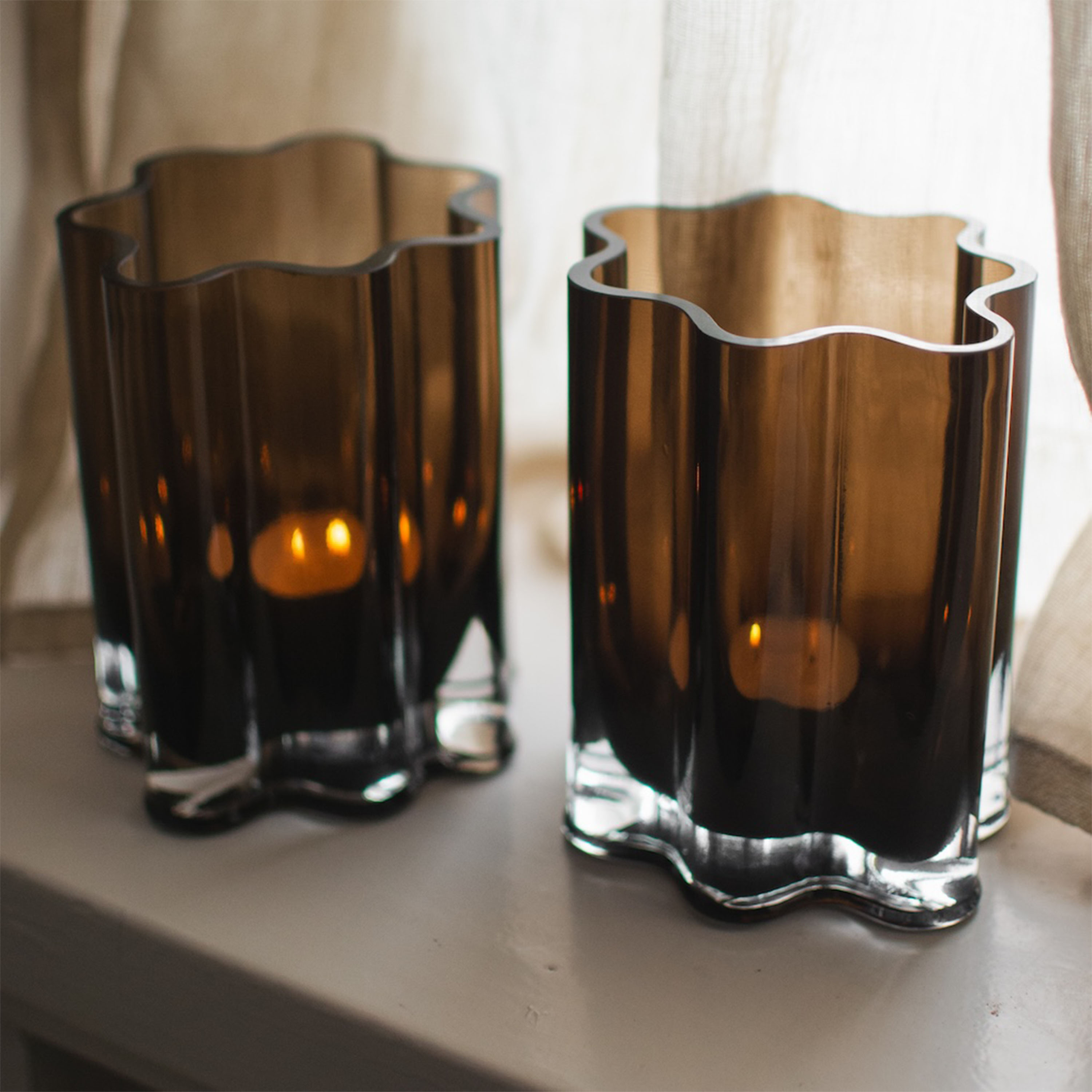 DBKD Filter Kynttilälyhty Brown 13 cm