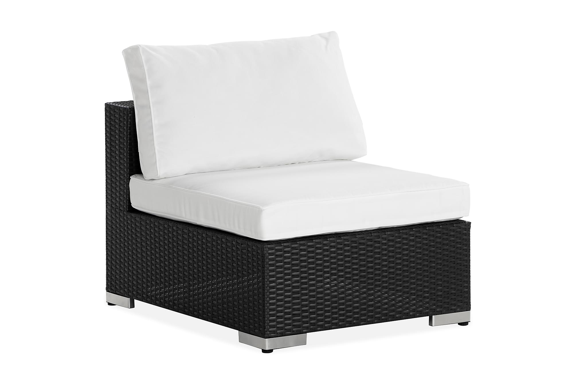 Nordic Outdoor - Bora Midtmodul Svart - Utendørs Modulsofa