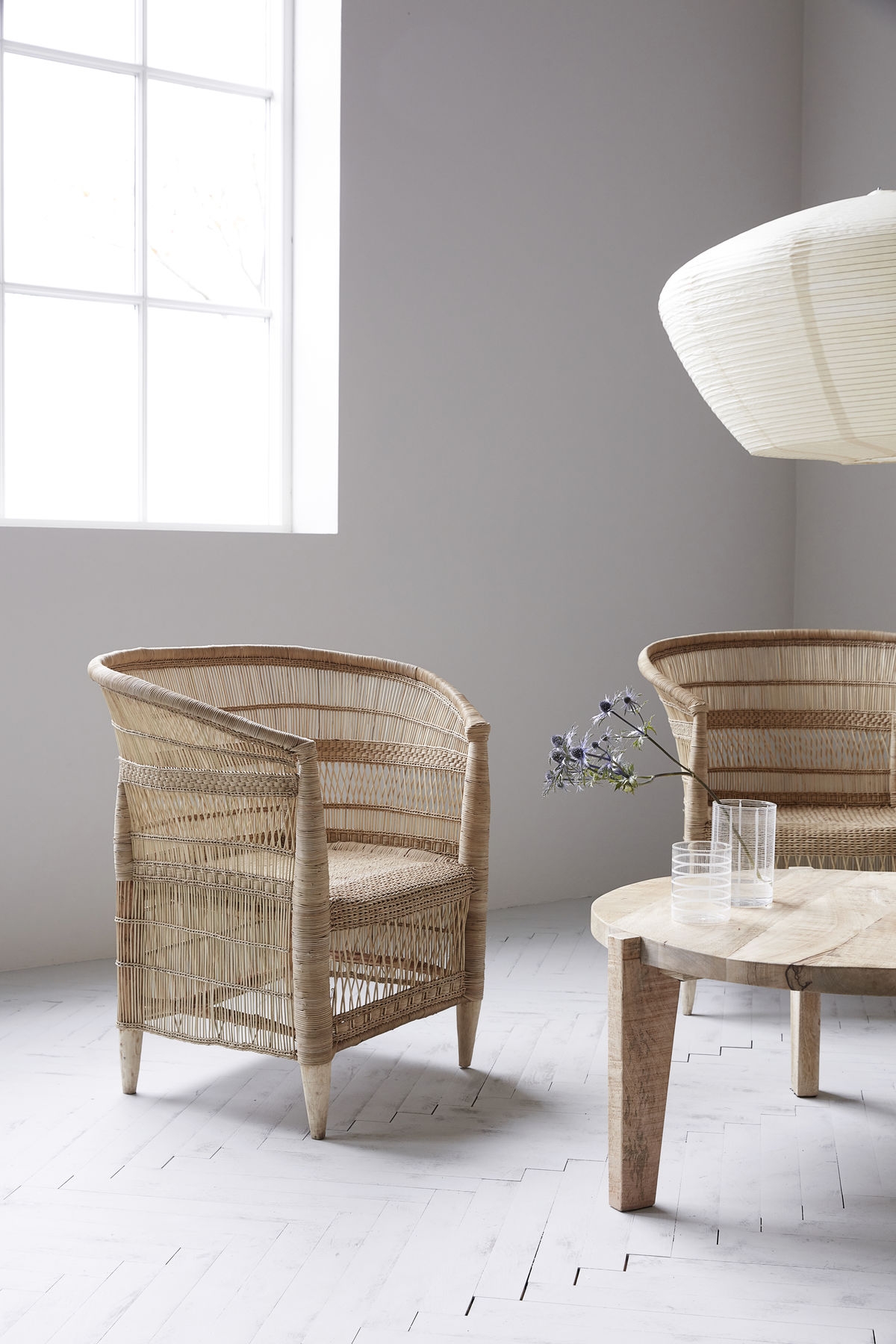 House Doctor Rika Loungetuoli Luonnonvärinen