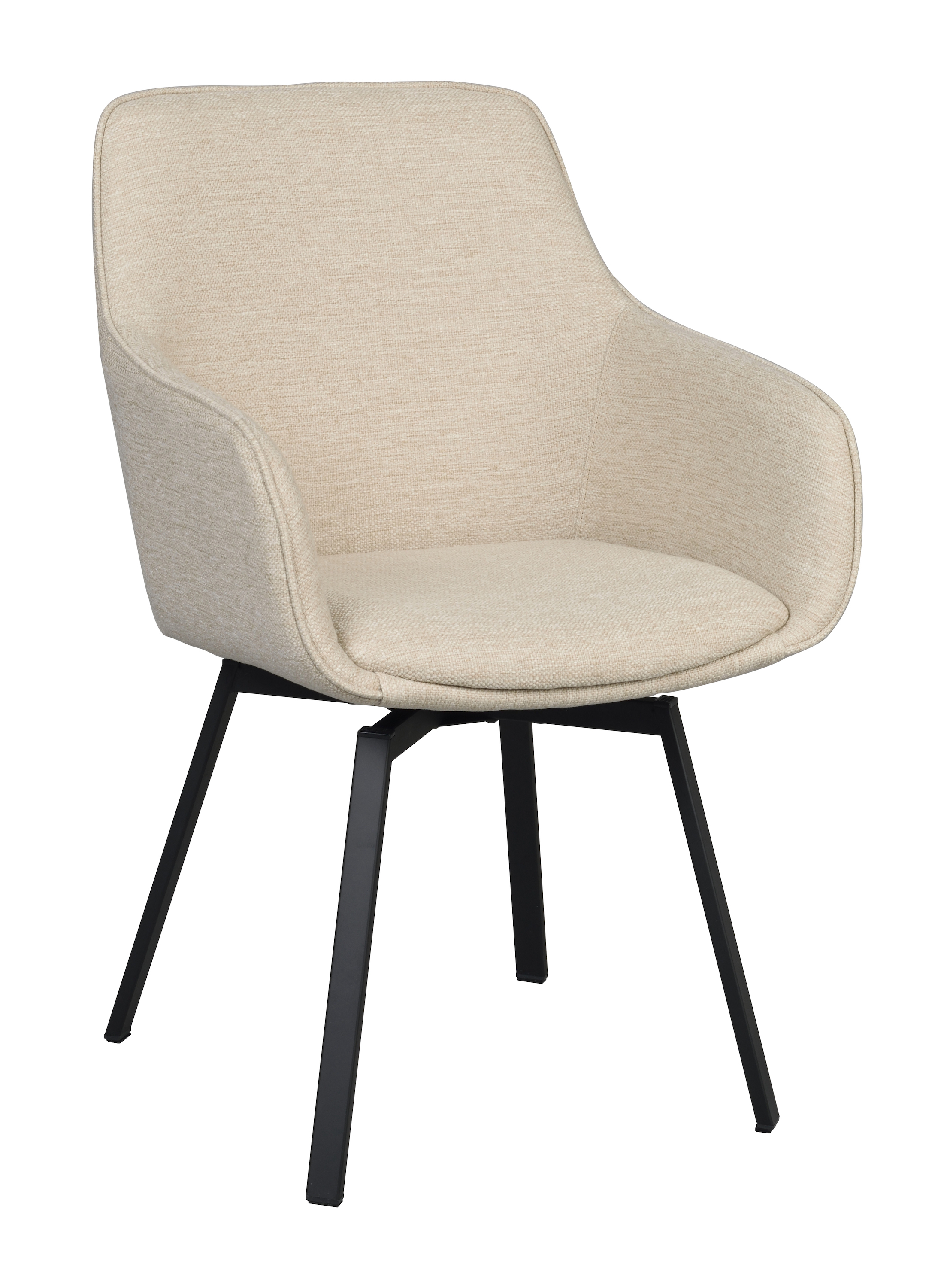 Alison Karmstol Ljusbeige/Svart