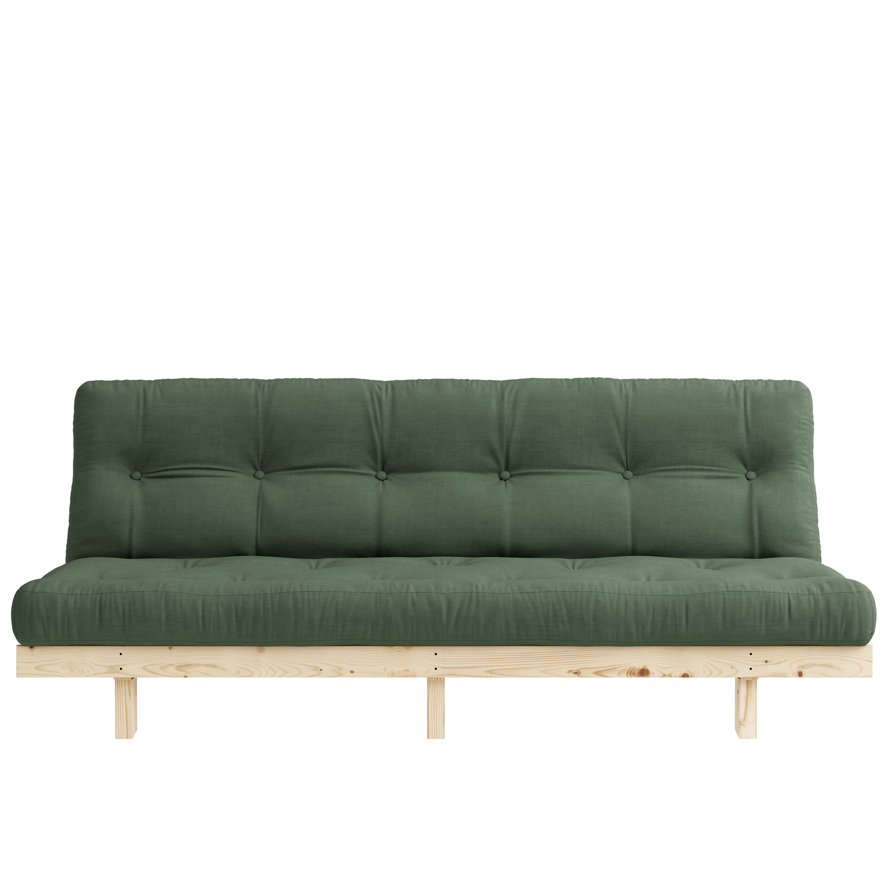 Karup Design Lean Raw Schlafsofa Olive Green 130x200