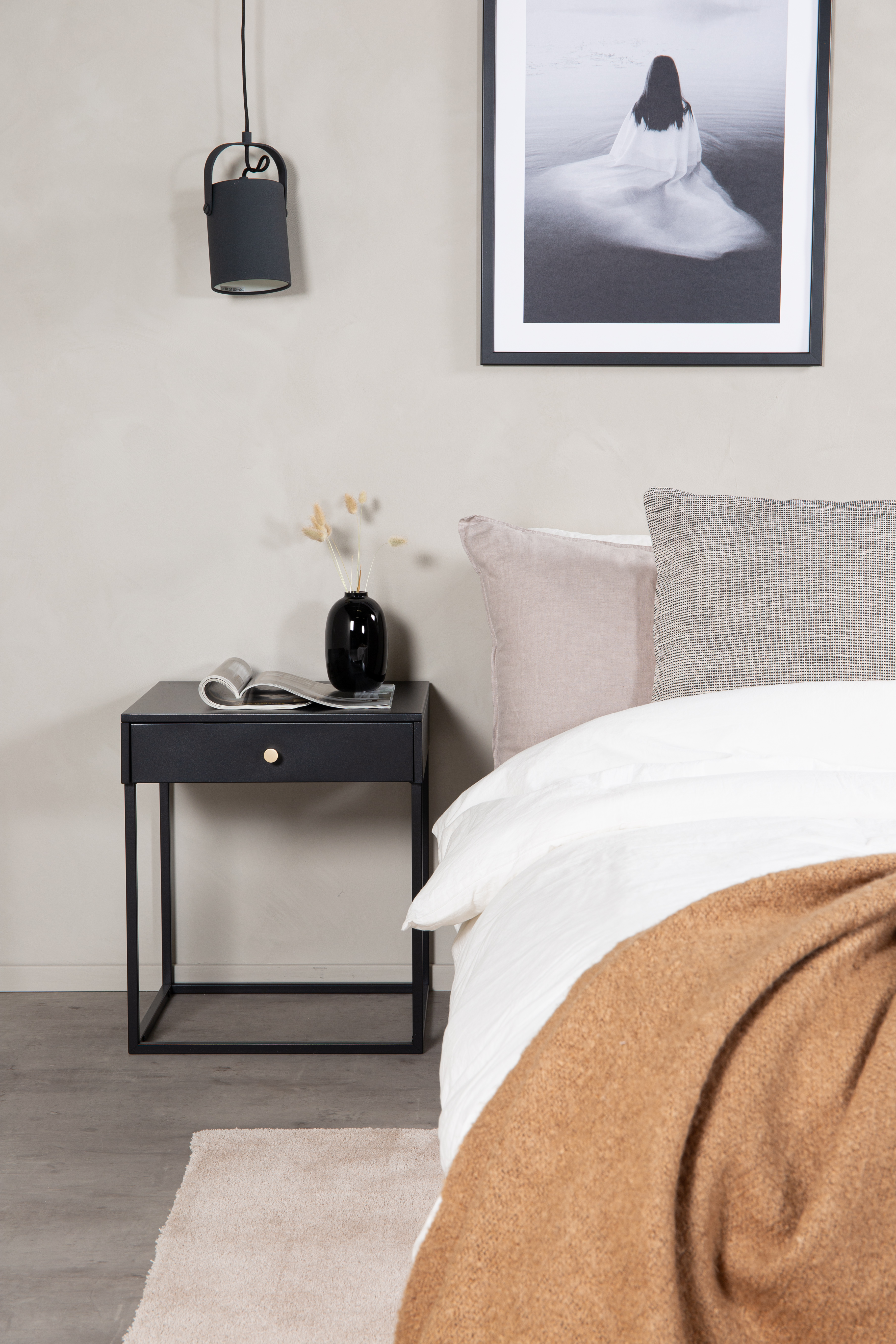 Venture Home Johanna Sängbord Svart