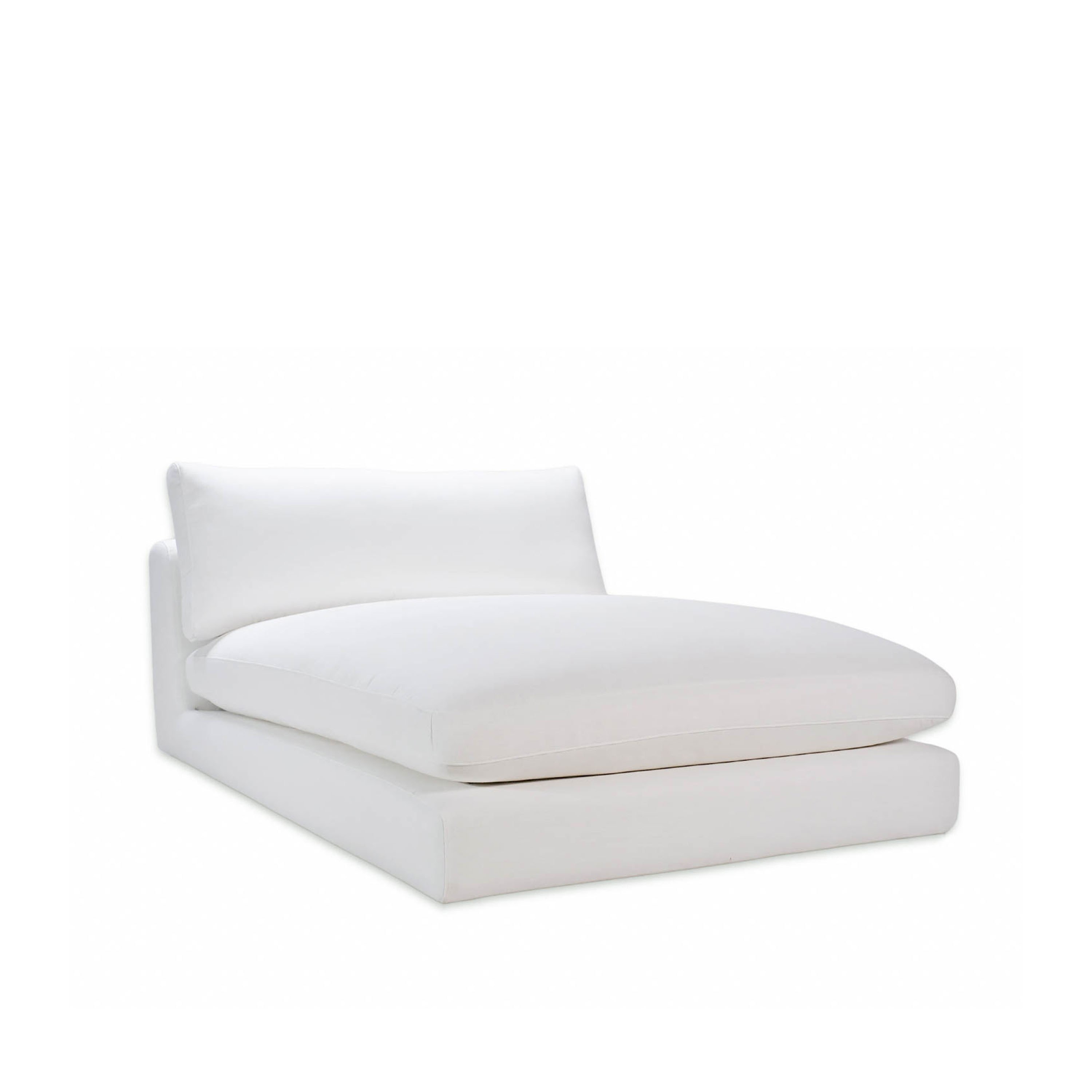 Capri 1.5-sits Divanmodul White 120x184