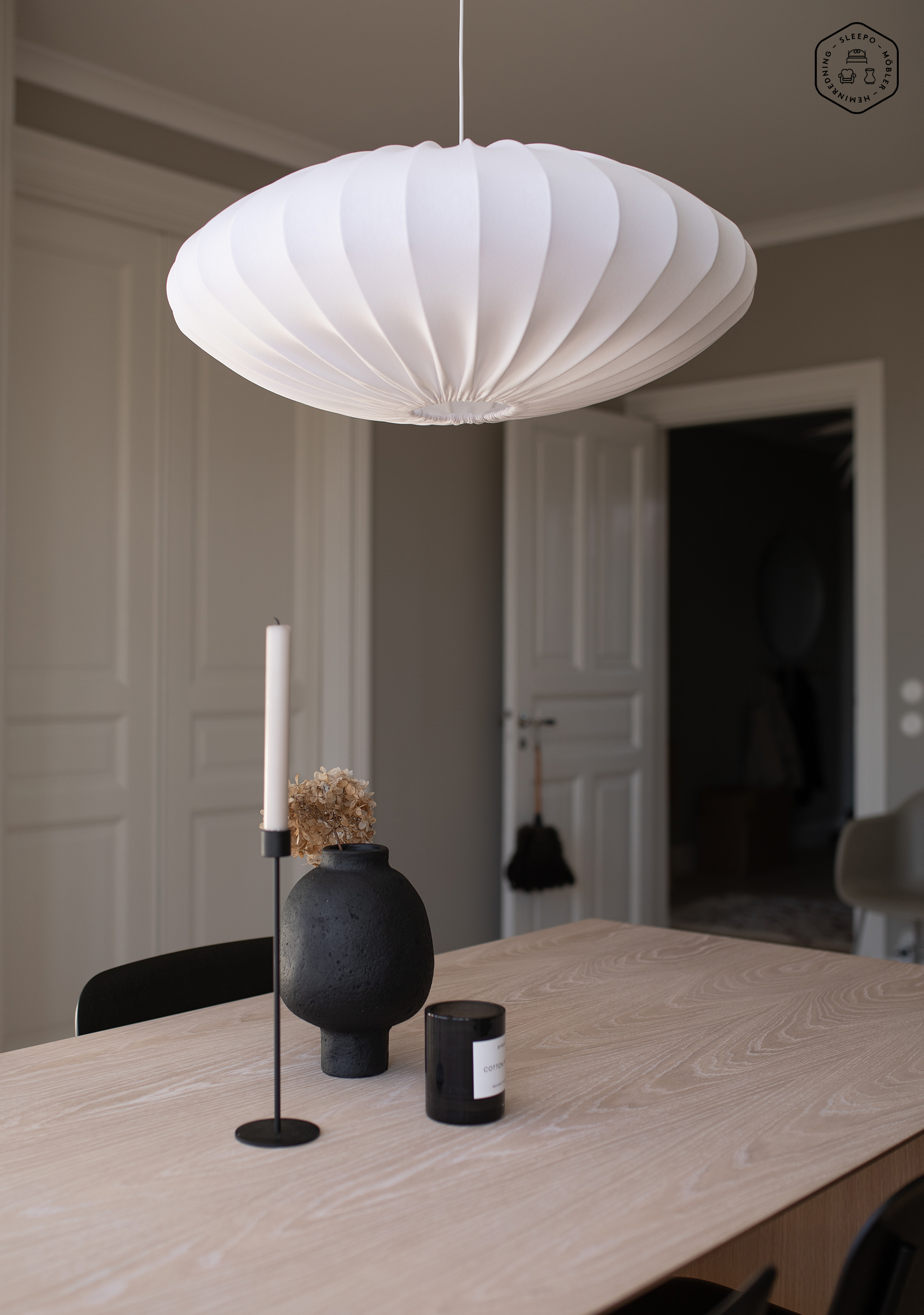 Watt &amp; Veke Ellipse Taklampa White 65cm