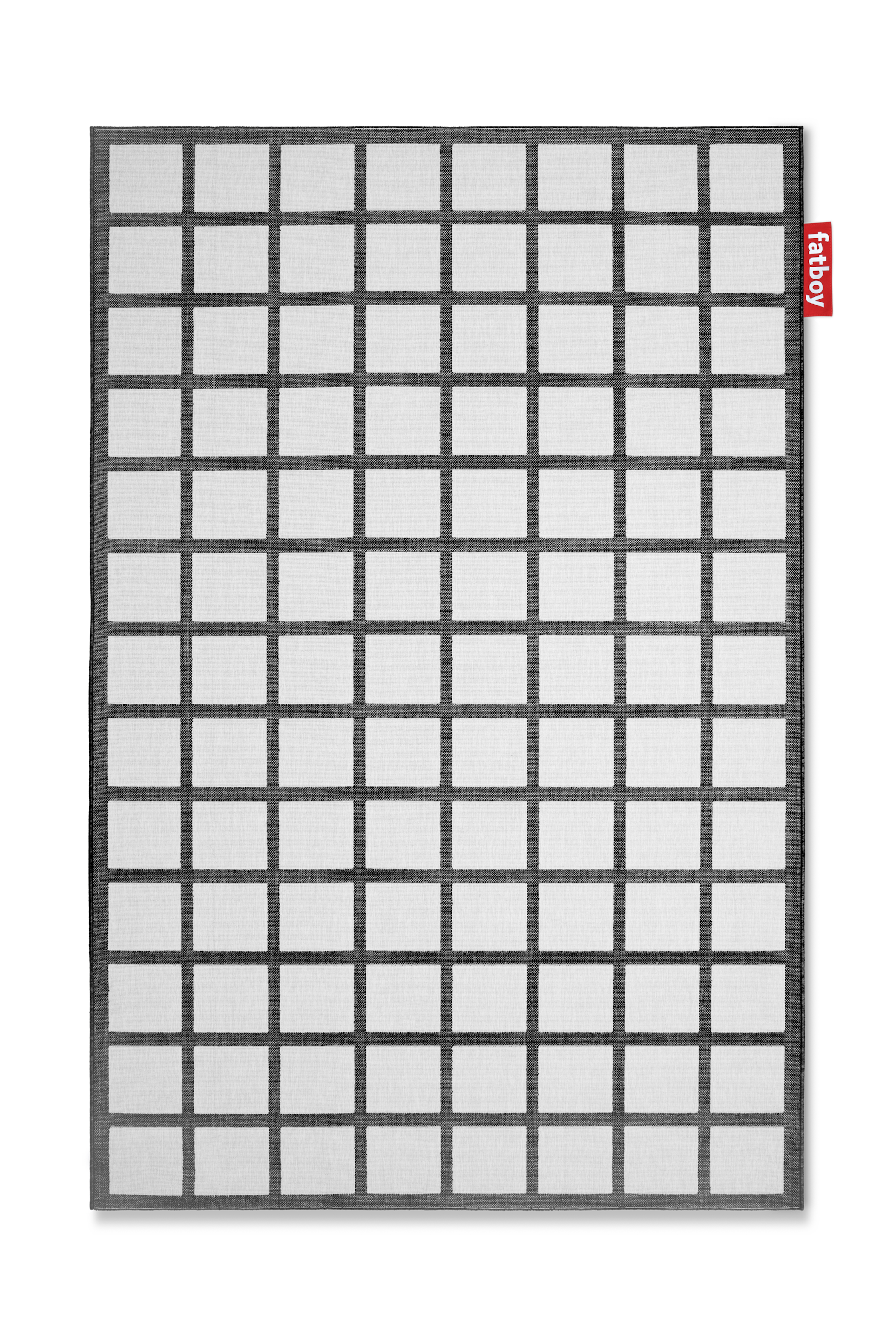 Fatboy - Carpretty Grand Utomhusmatta Checky Black/White 200x302 - Vit