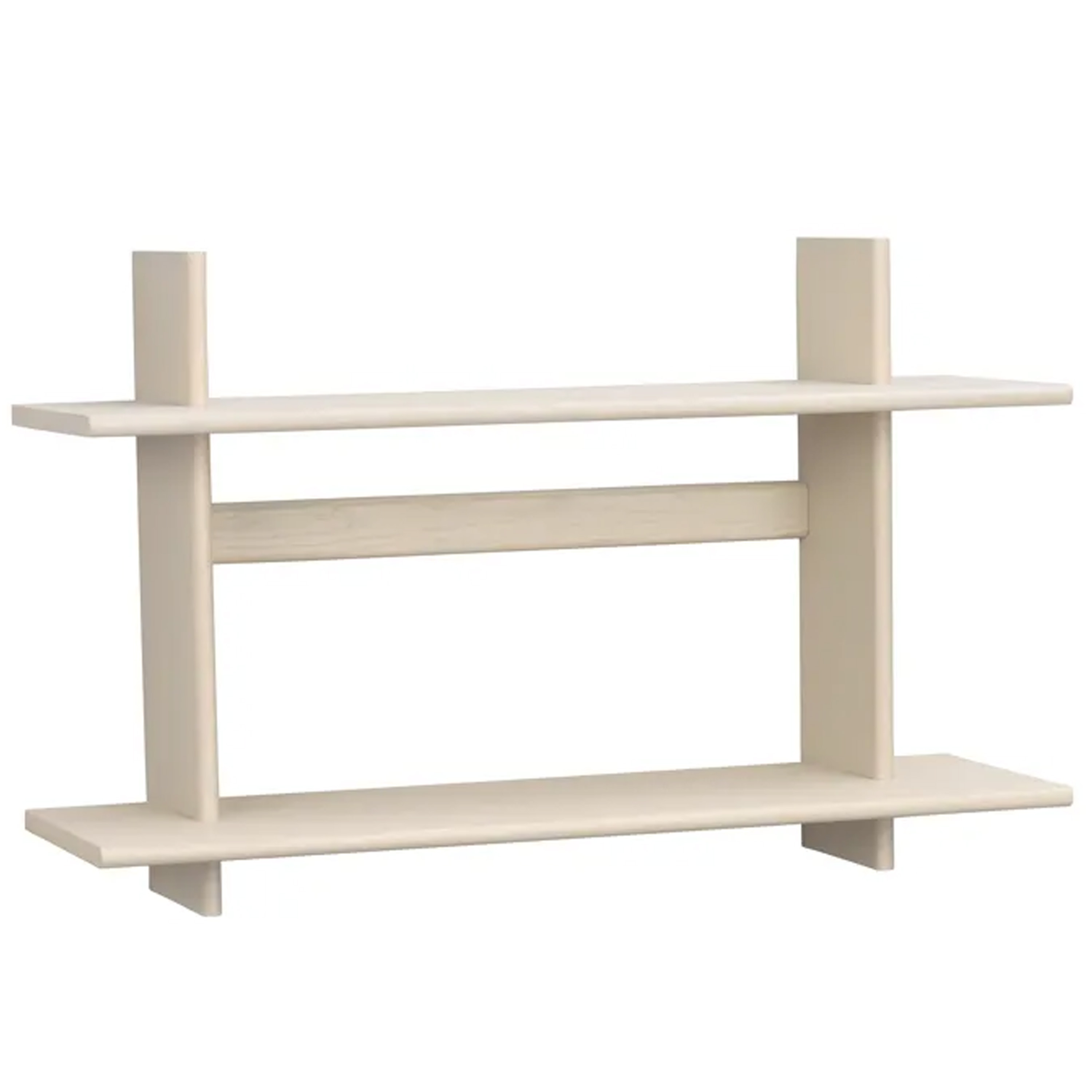 Rowico Home Westlock Wandregal Weiß pigmentierte Eiche 75x48