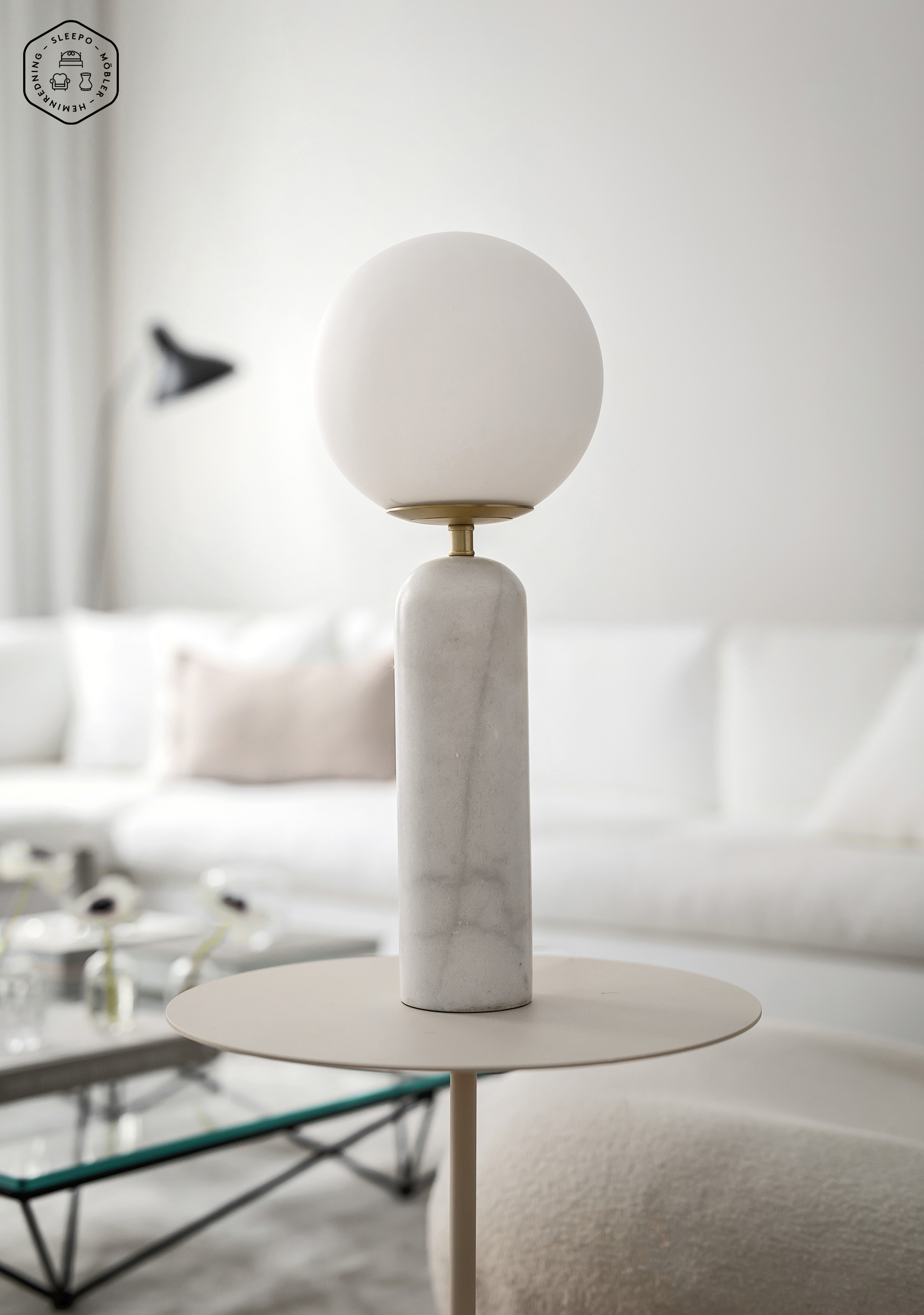 Globen Lighting Torrano Bordslampa Vit