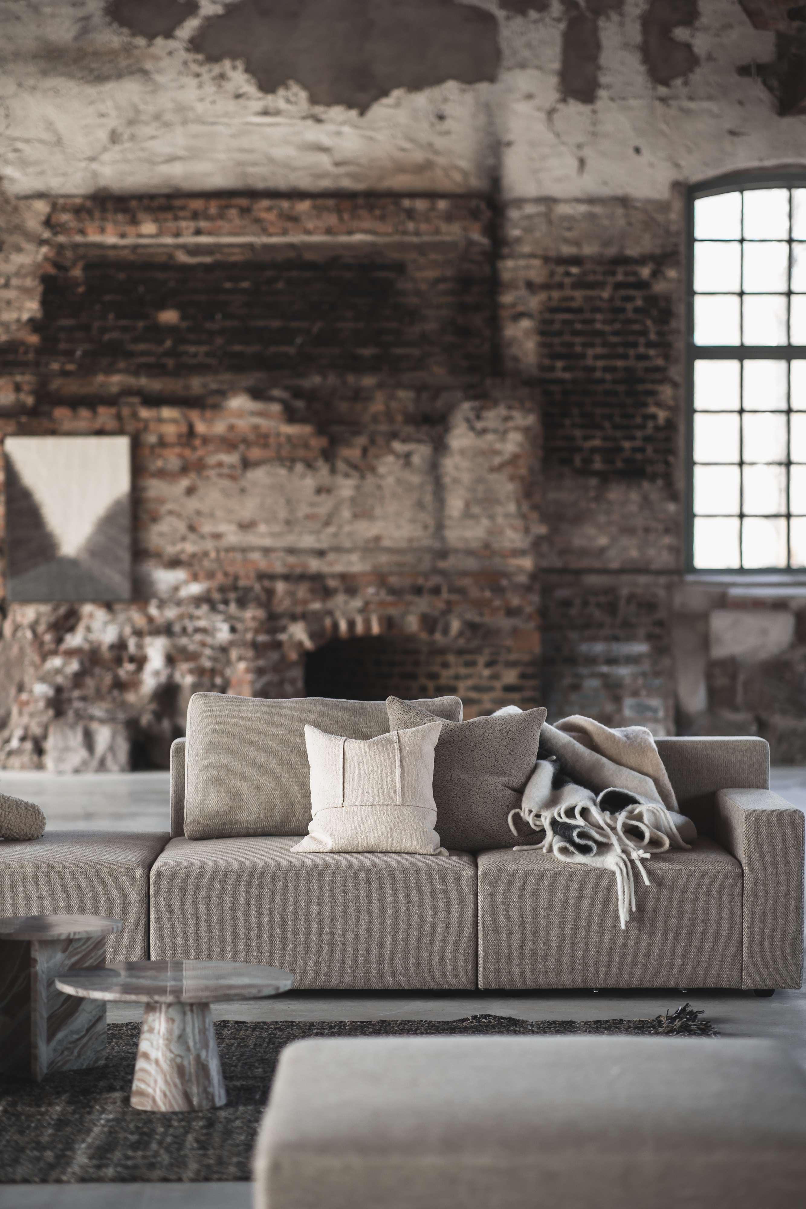 Jakobsdals Linea Kissenbezug White 50x50 cm