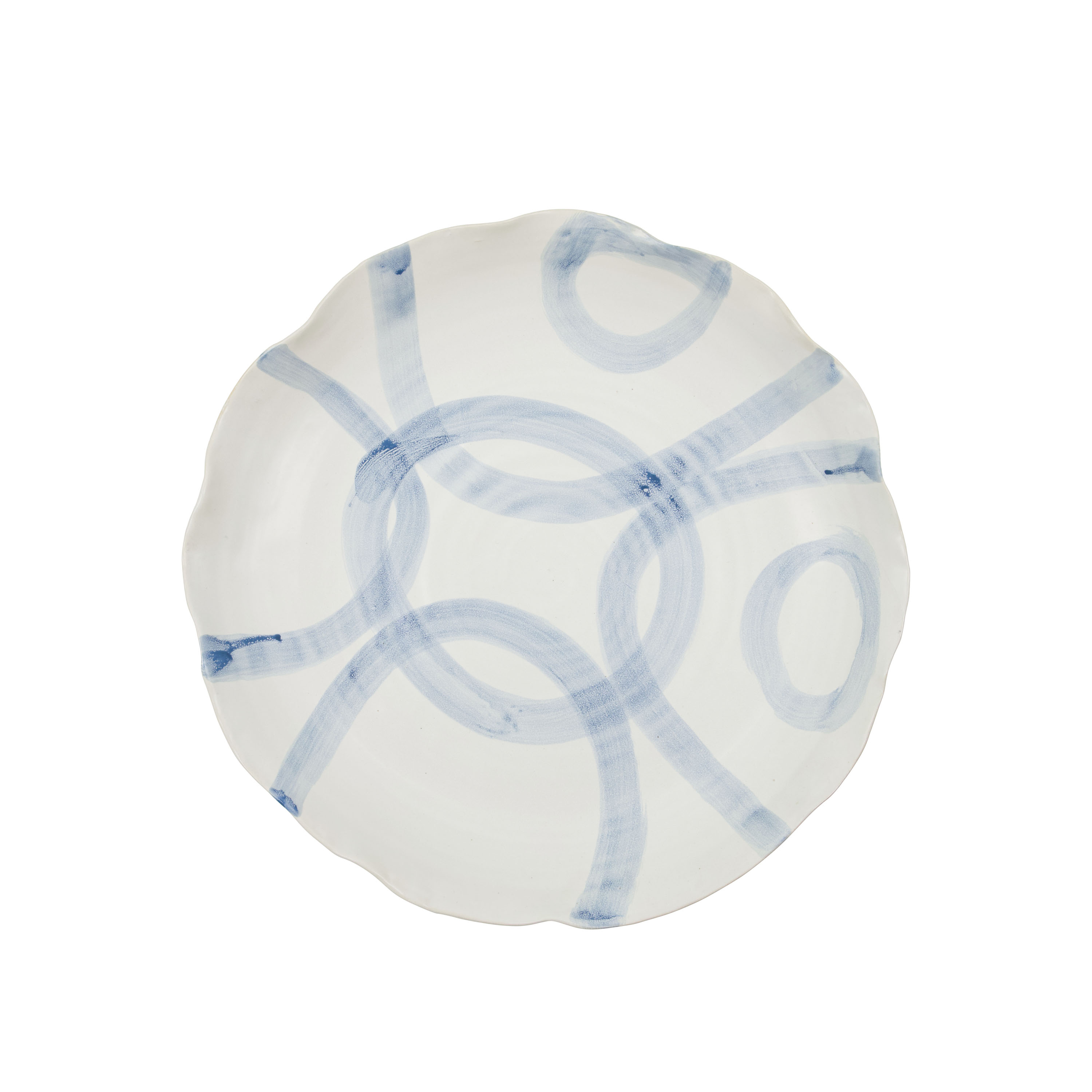 Isa Bricka White/Light Blue Ø40