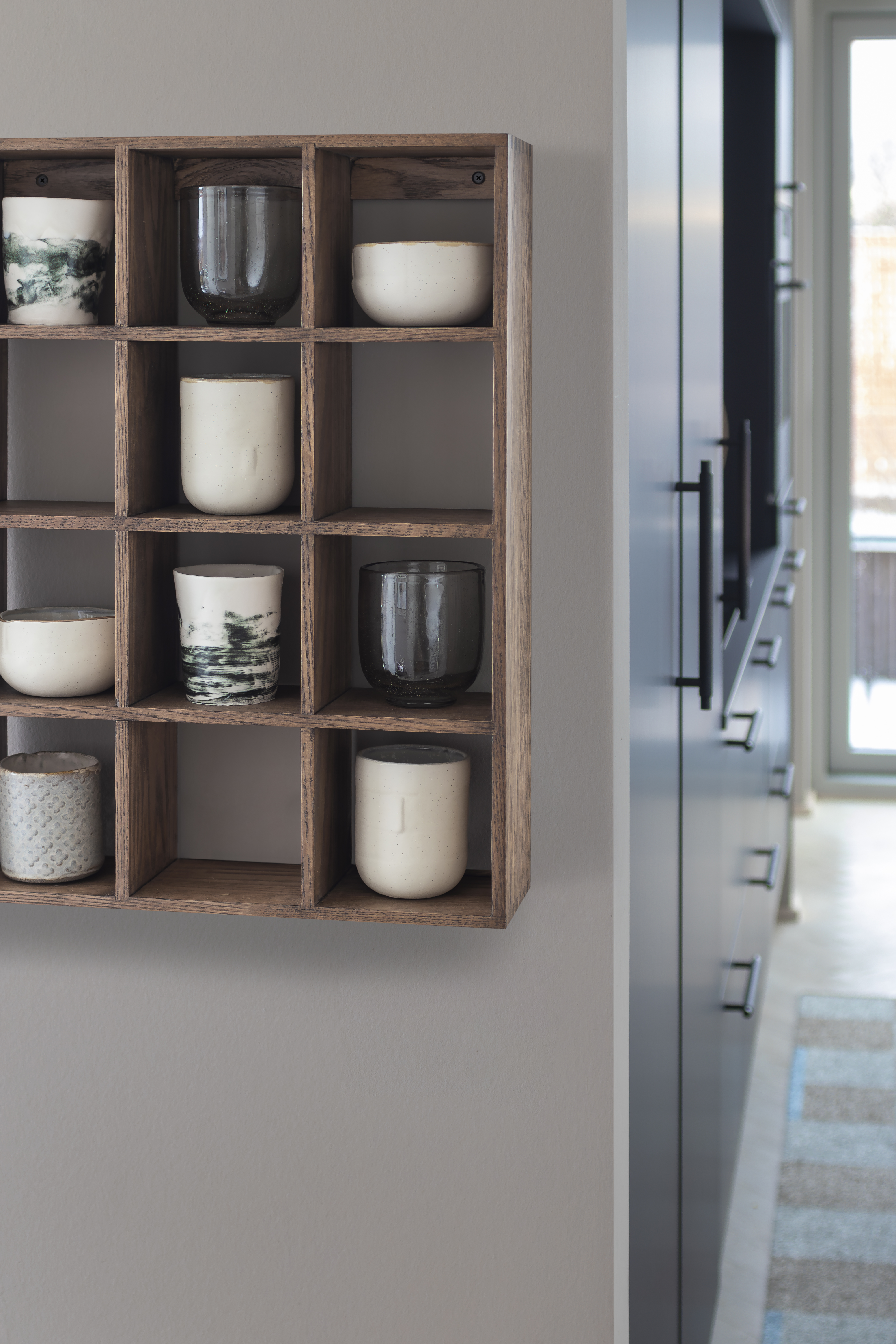 Mette Ditmer Showcase Set Box Hylla Ek Dark Oiled 53cm