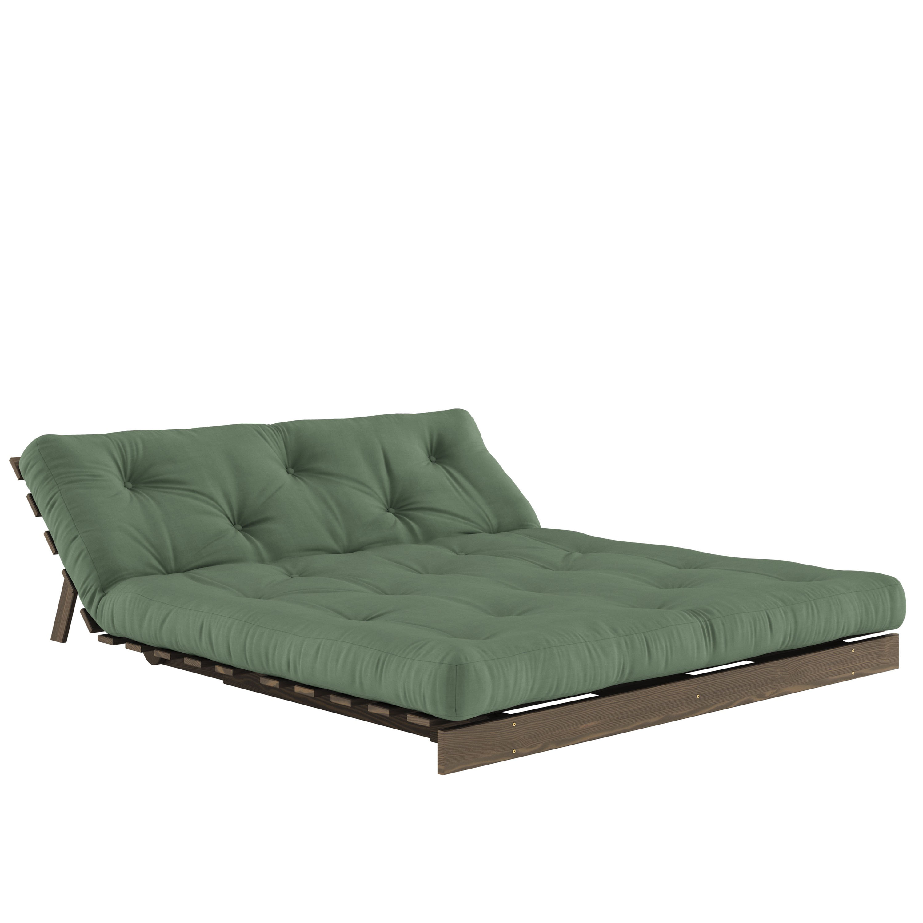 Karup Design Roots Vuodesohva Ruskea/Olive Green 160cm