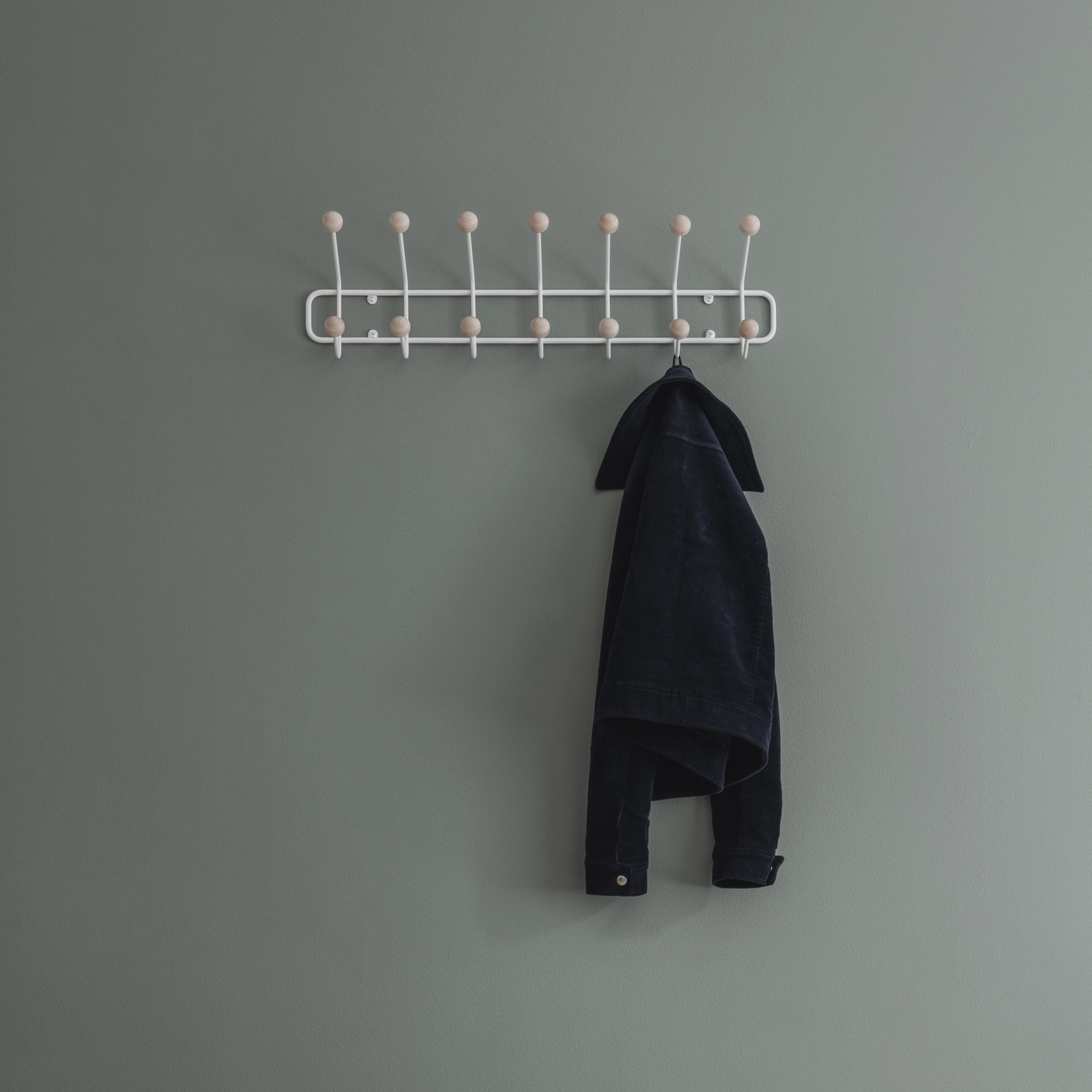 Maze Bill Vaakasuora Naulakko Valkoinen 71 cm