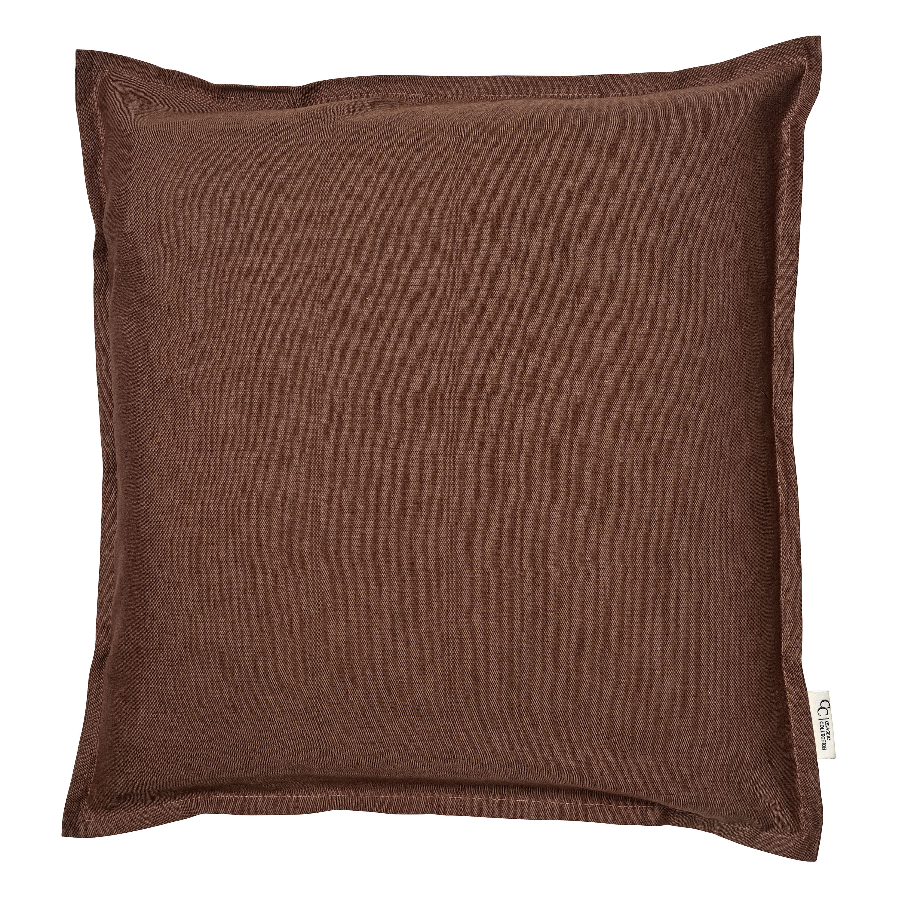 Classic Linen Kuddfodral Brown 50x50