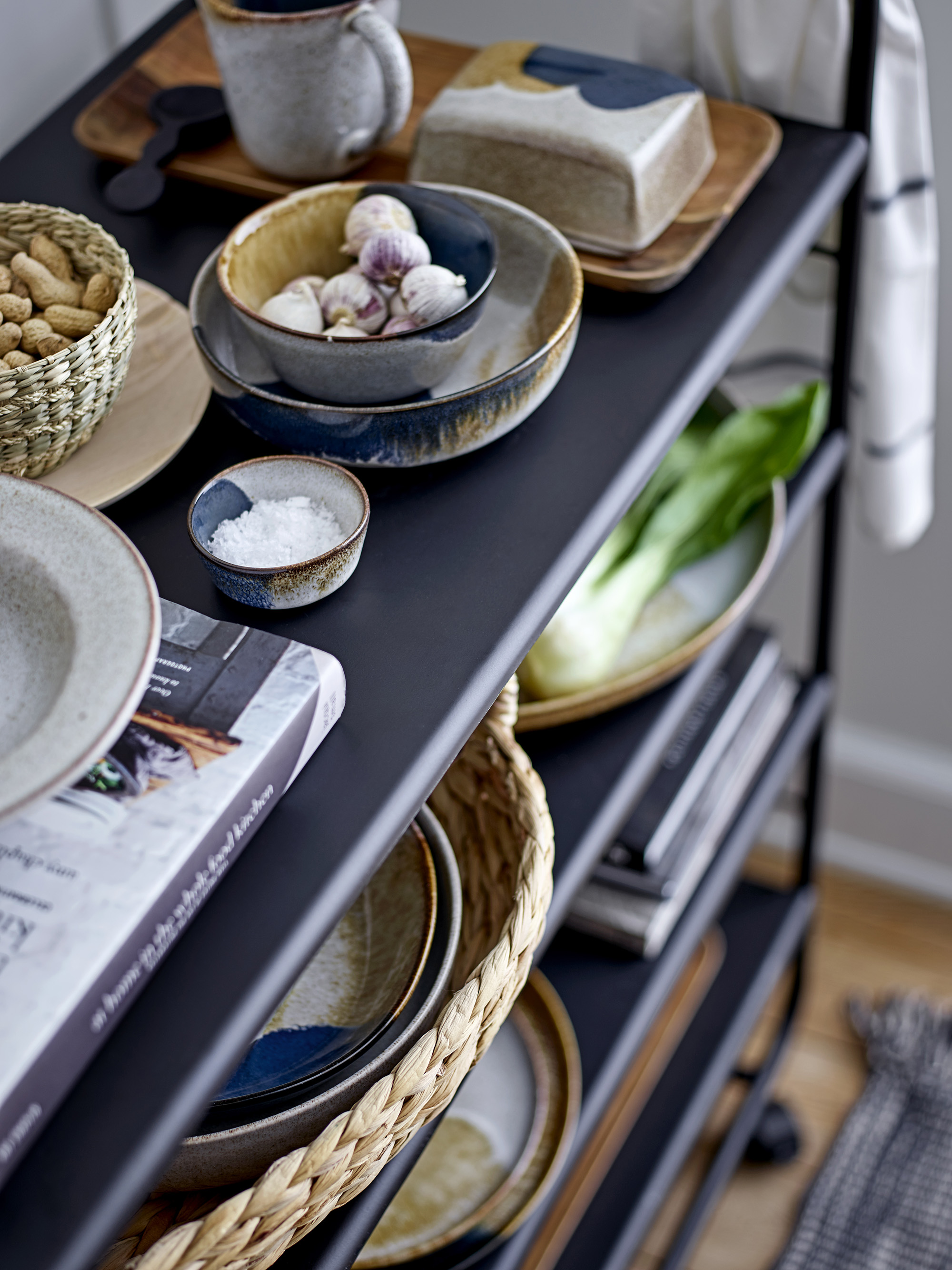 Bloomingville Jules Skål Grey Ø17.5 4-pack