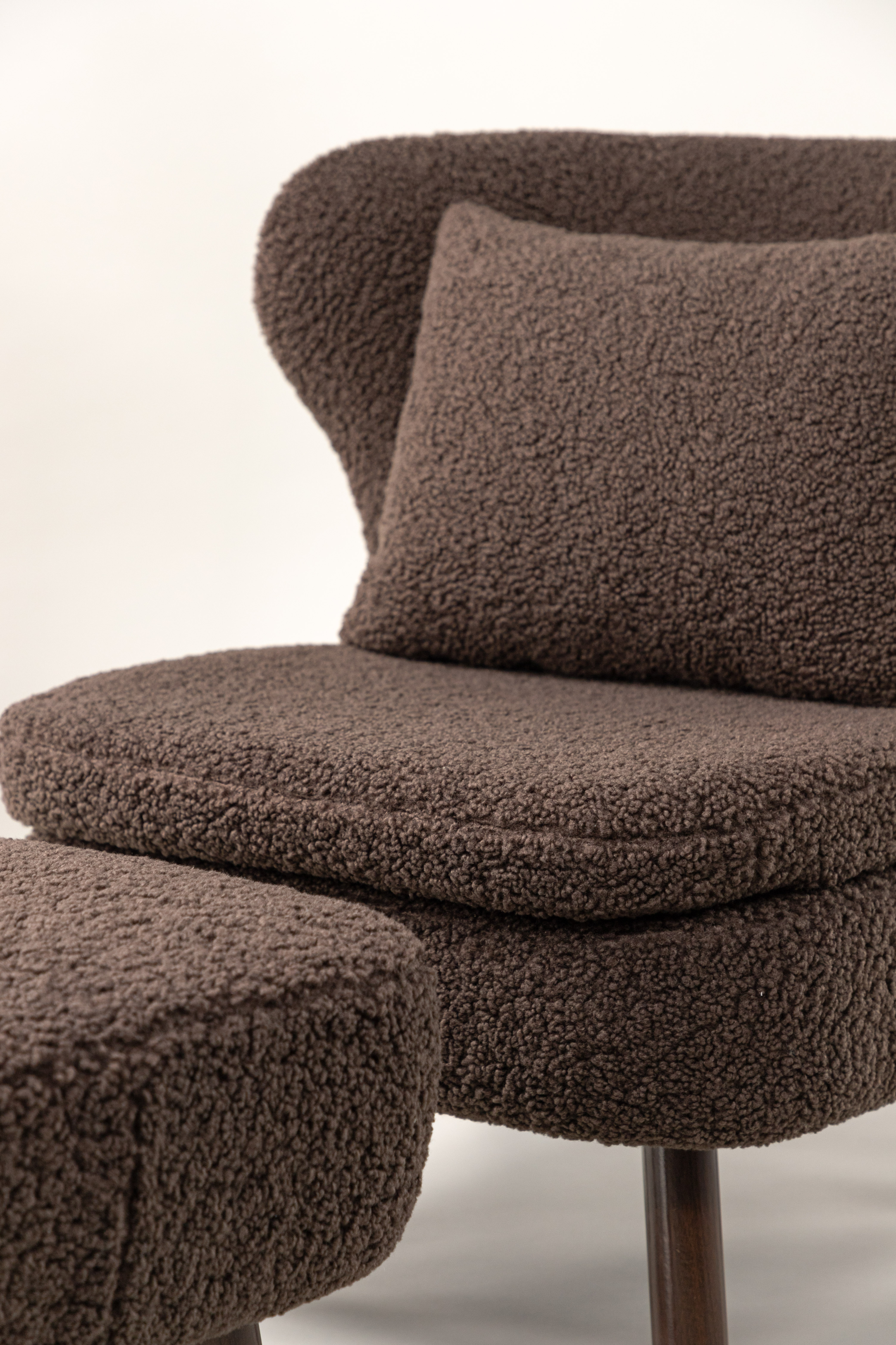 Vind Ryxö Fåtölj Brown/Dark Brown Teddy