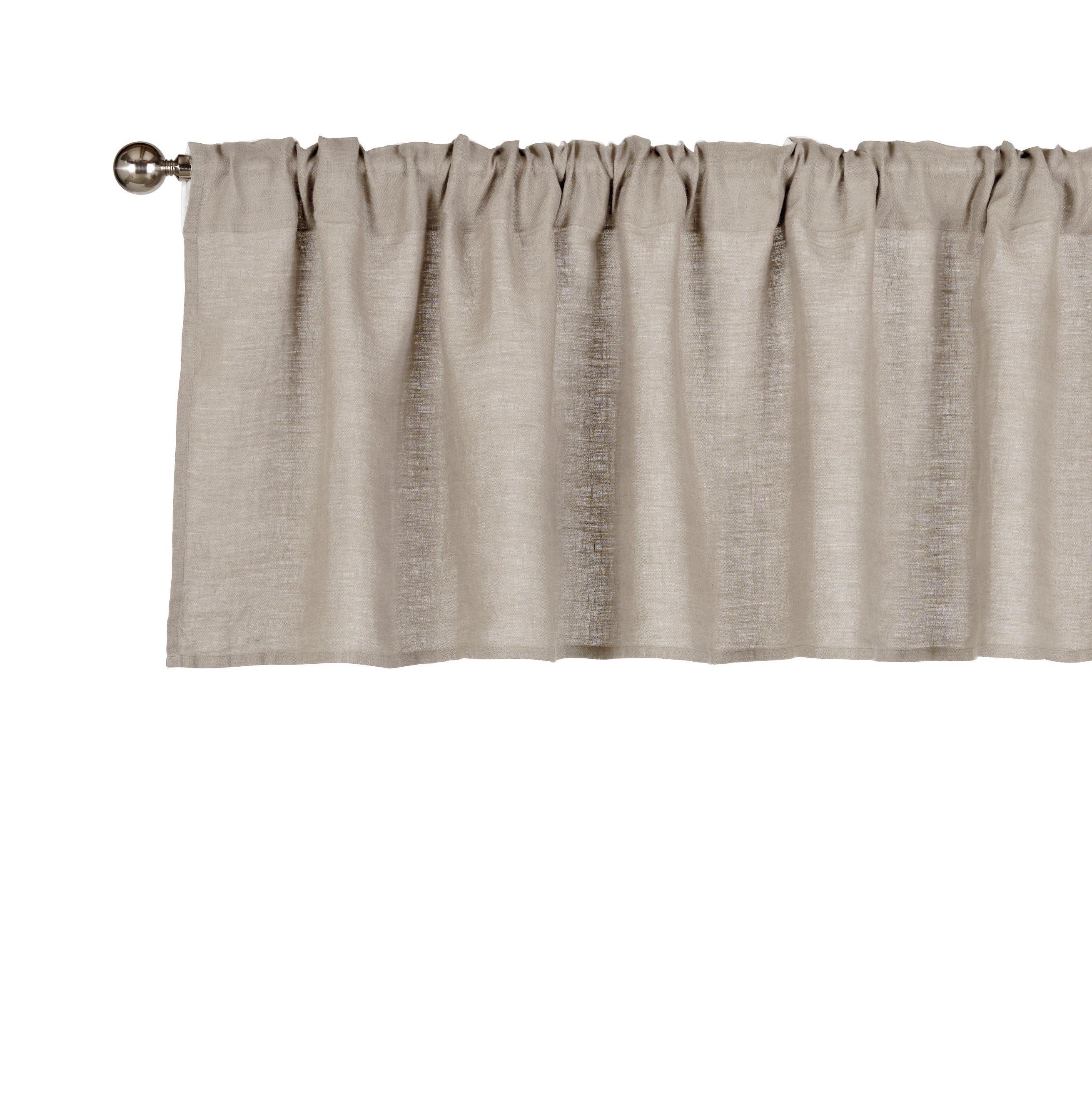 Julie Gardinkappa Linne Lin/Vit 50x250