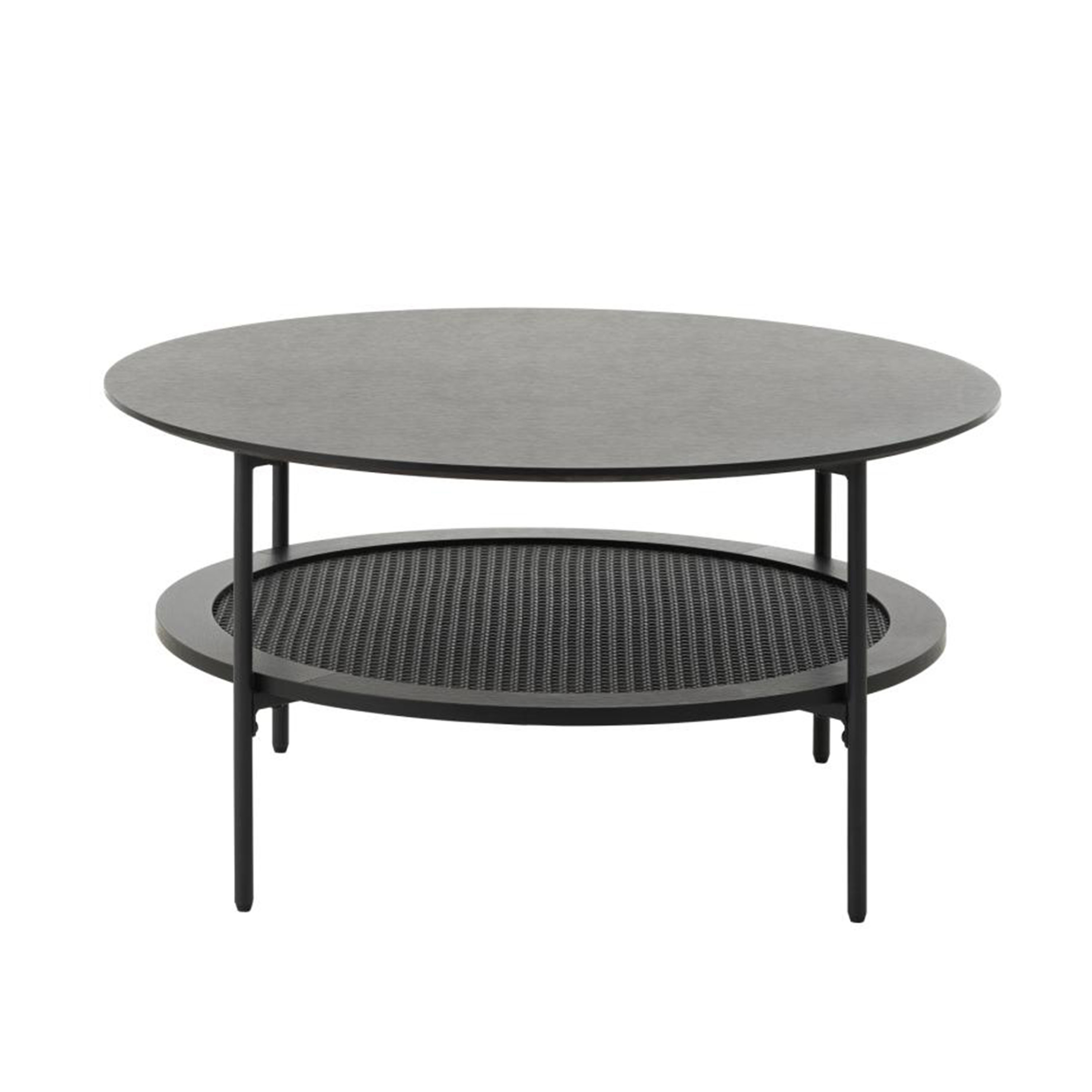 Elin Couchtisch Schwarz Ø80