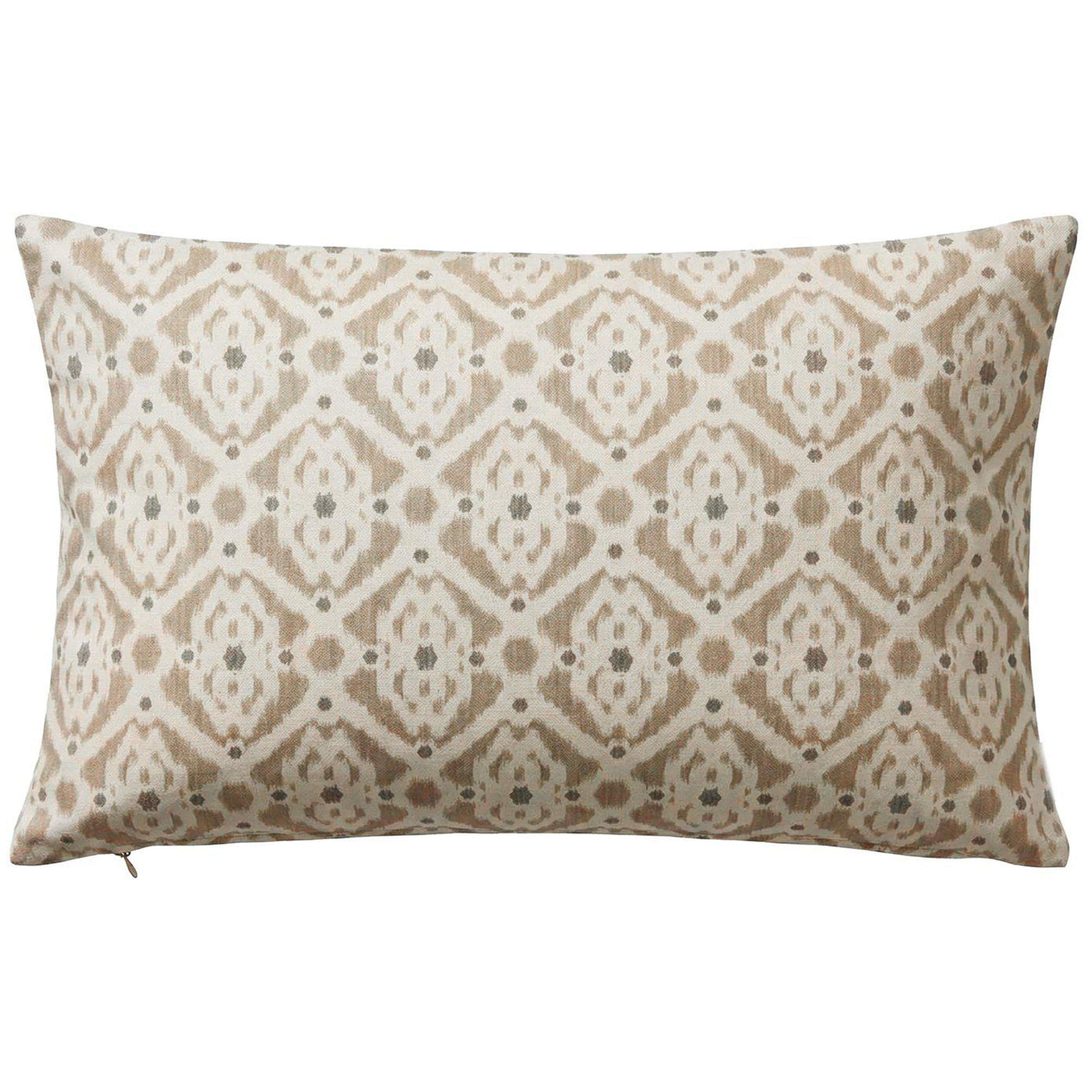Ikat Decorative Cushion Beige 50x50