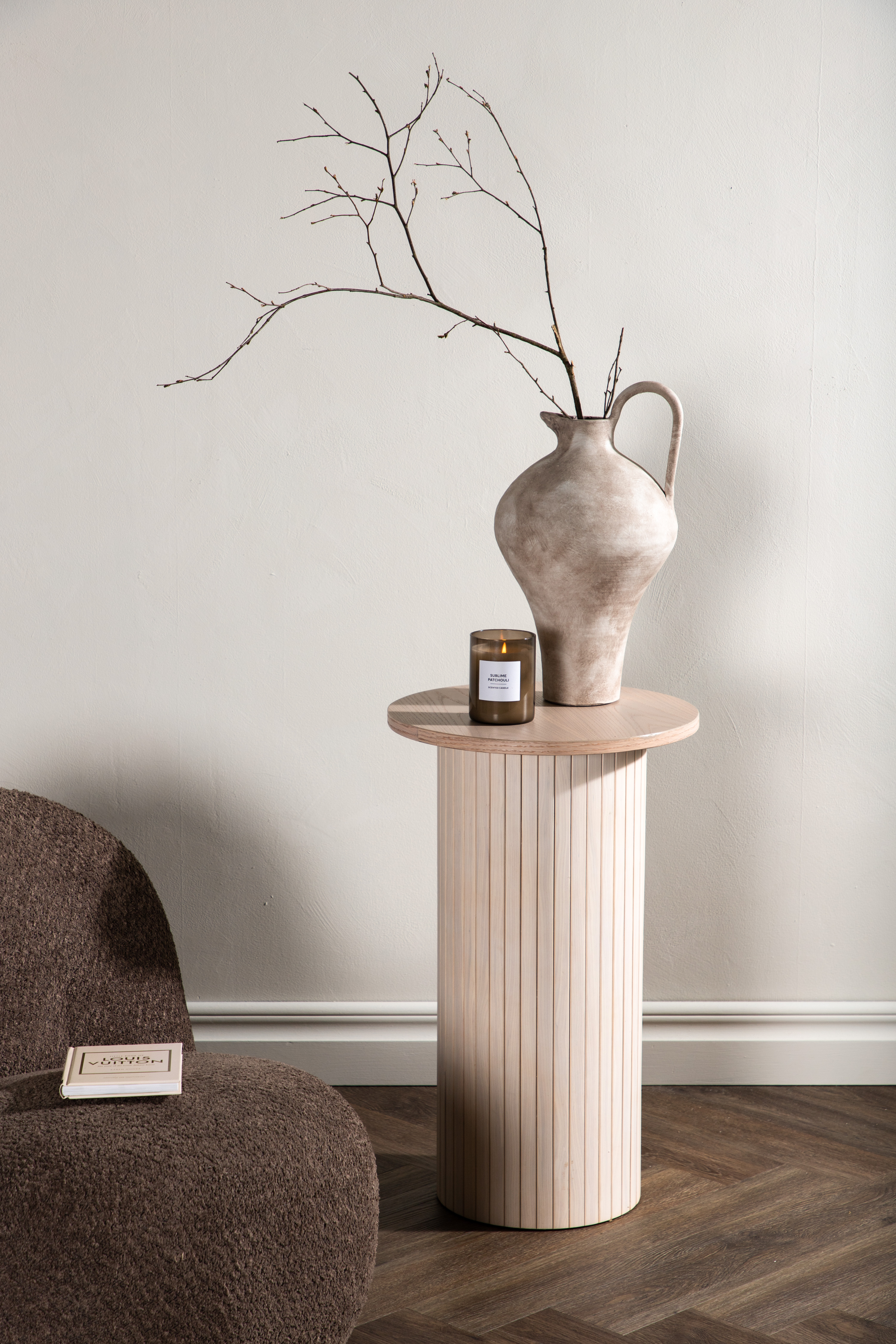 Venture Home Nils Sidobord Vitpigmenterad 40x40