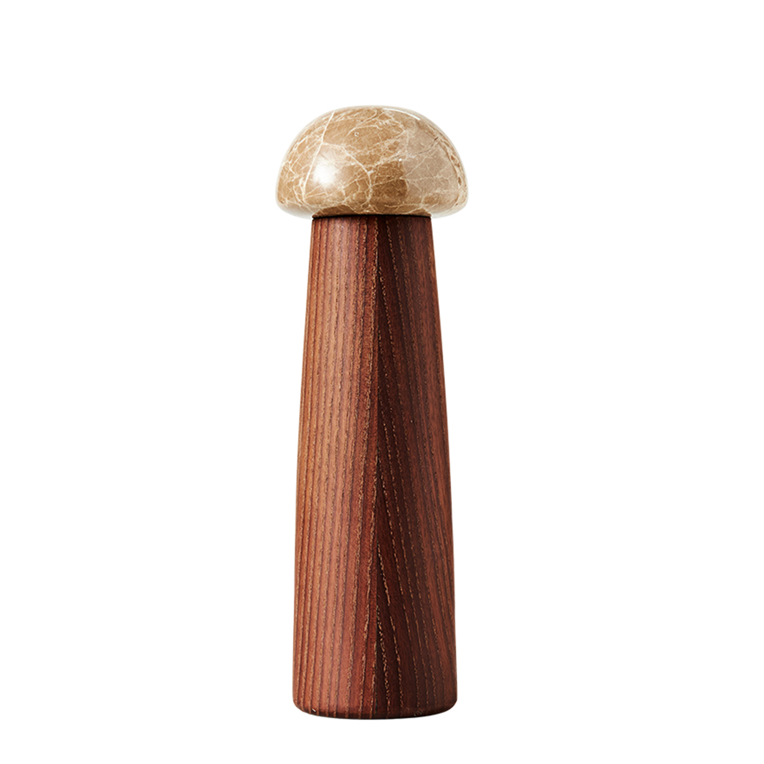 Mill Yami Salt- och Pepparkvarn Carbonized Ash/Marble Medium