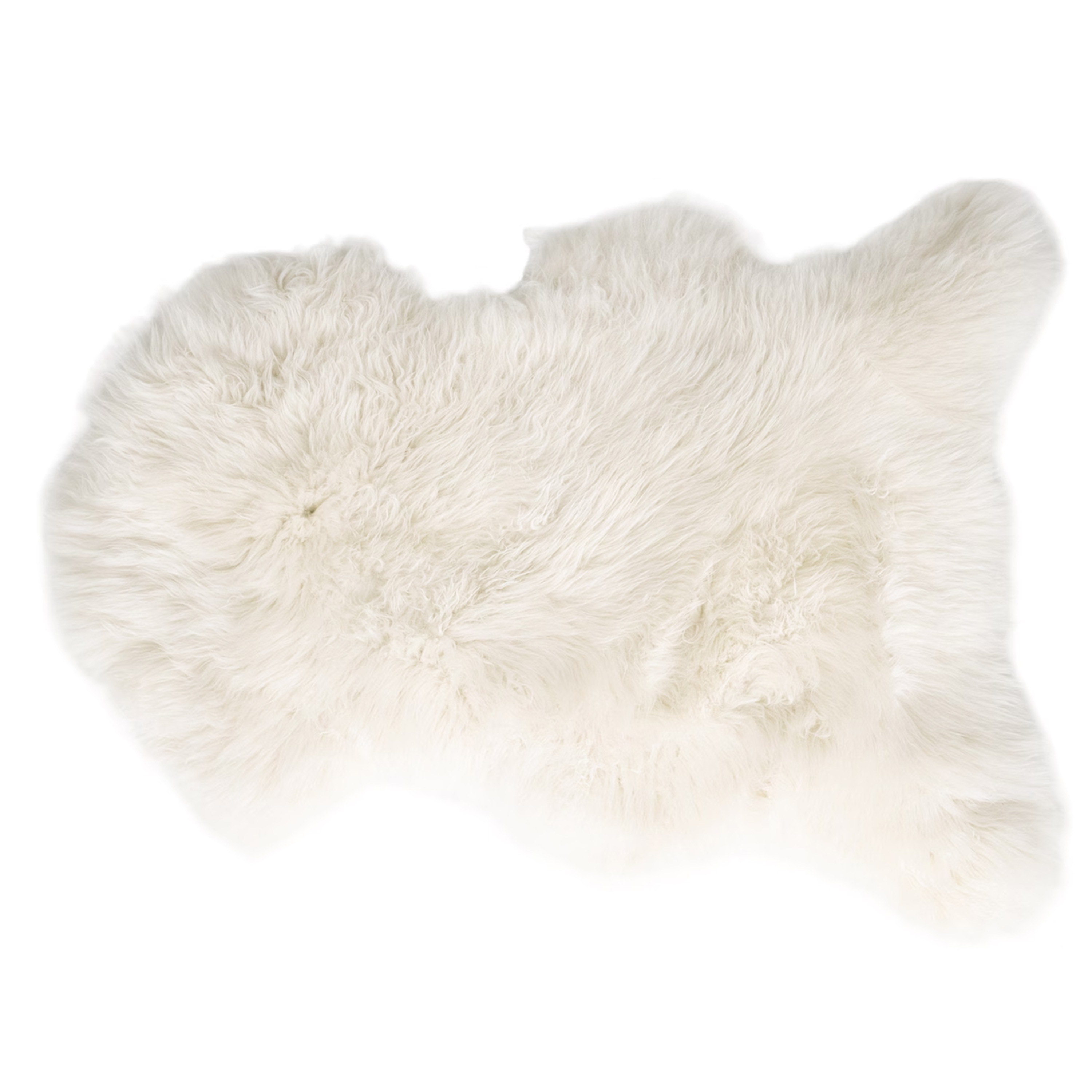 Livia Långhårigt Fårskinn Ivory 105x70