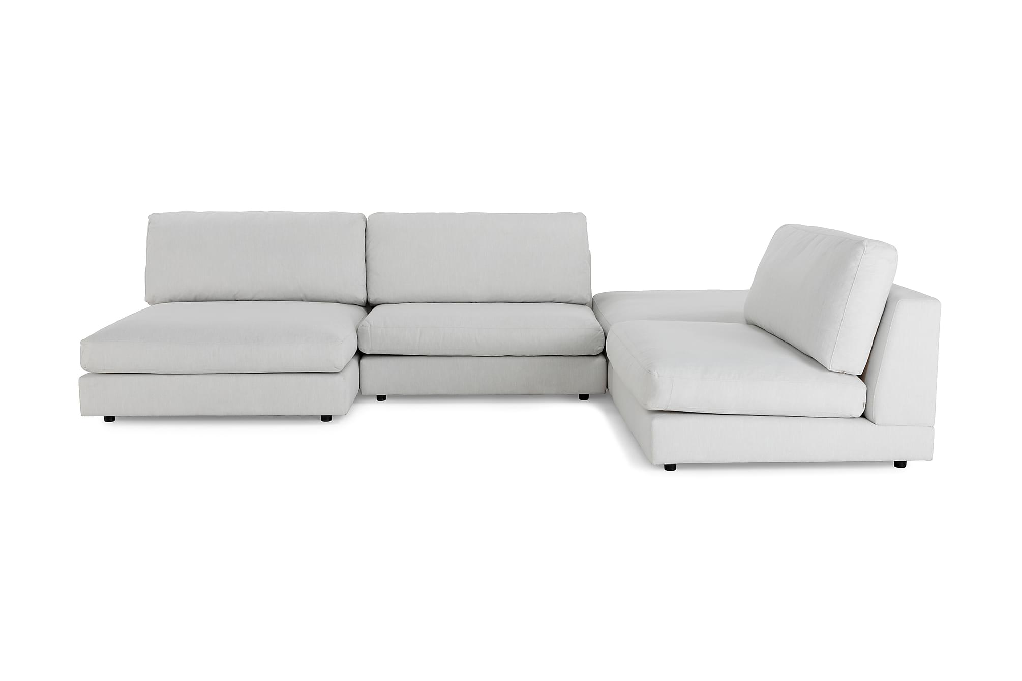 Nordic Home - Algot U-Modulsoffa Linne Greige - Grå