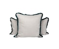 Pienza Kuddfodral Linne Beige/Grön 40x80