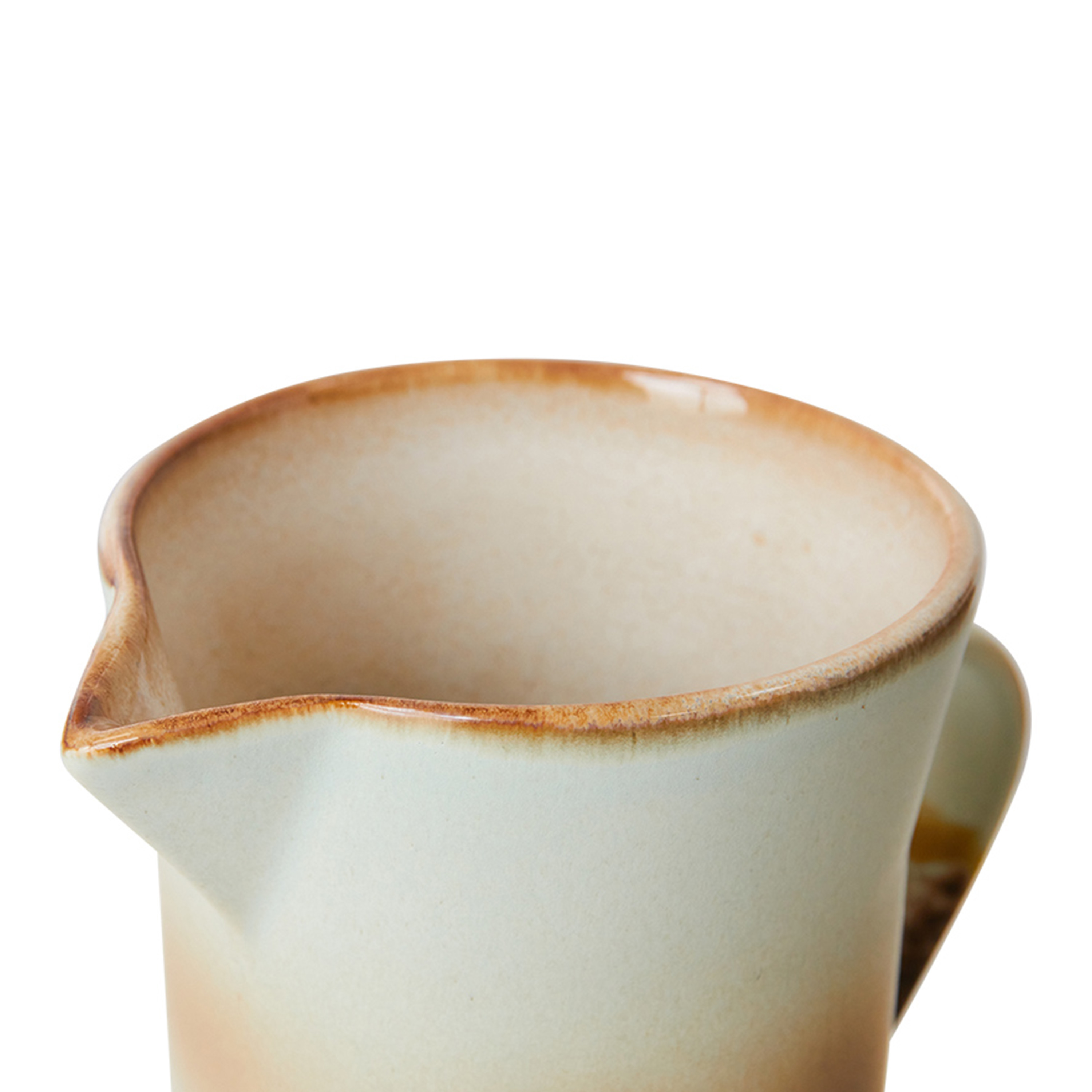 HKliving 70s Ceramics Kanne Shell 120cl