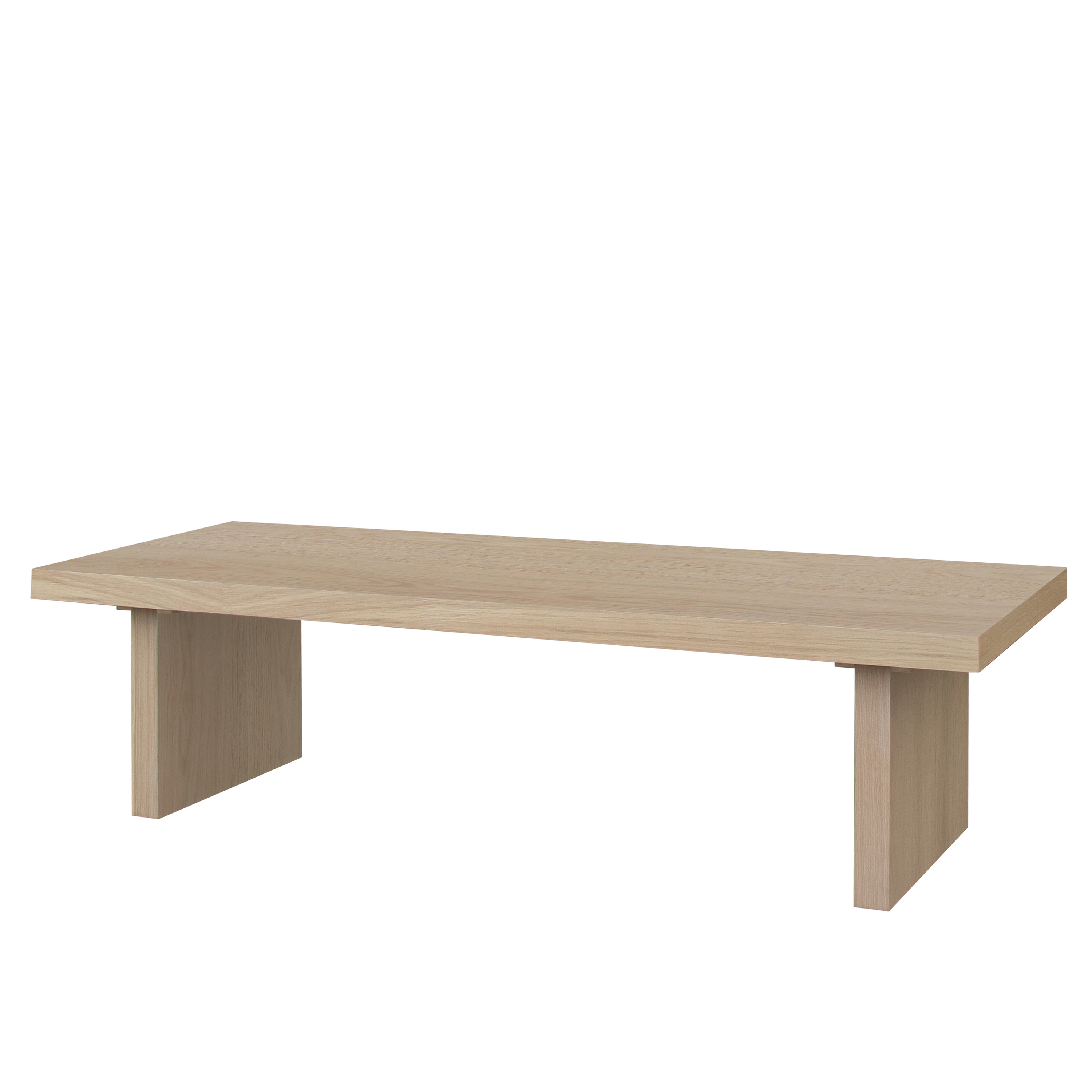 Sleepo Collection Kaia Couchtisch Weiß geölte Eiche 130cm