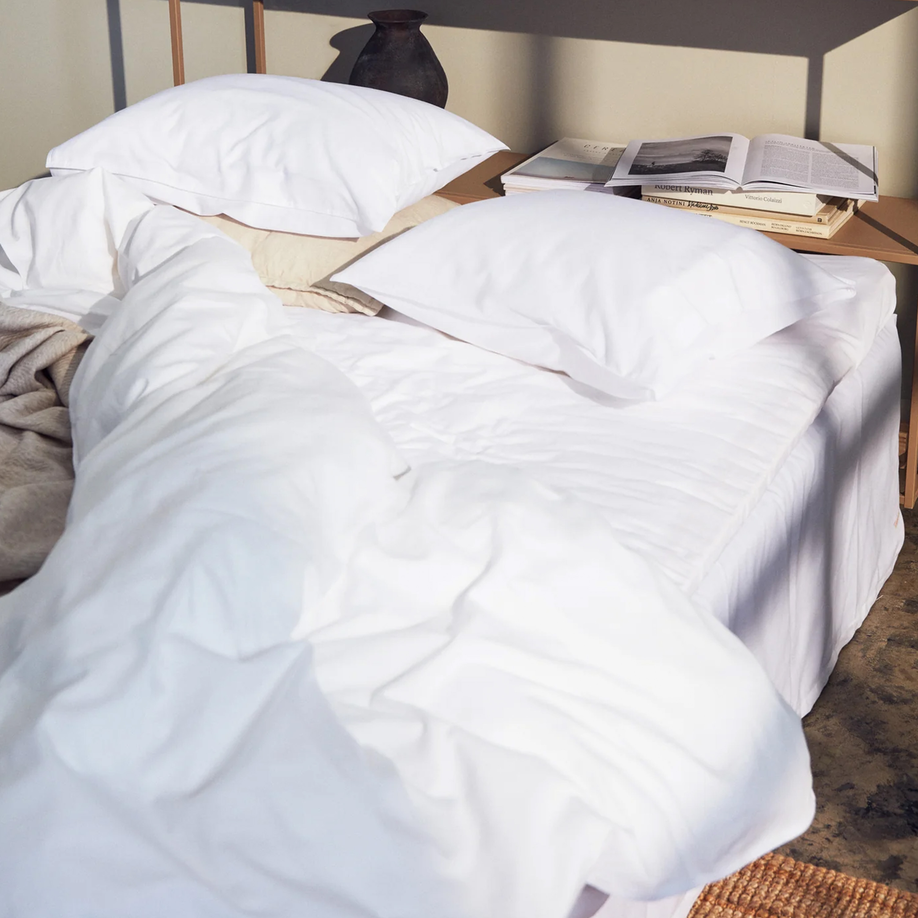 Read the Label Satin Underlakan White 240x260