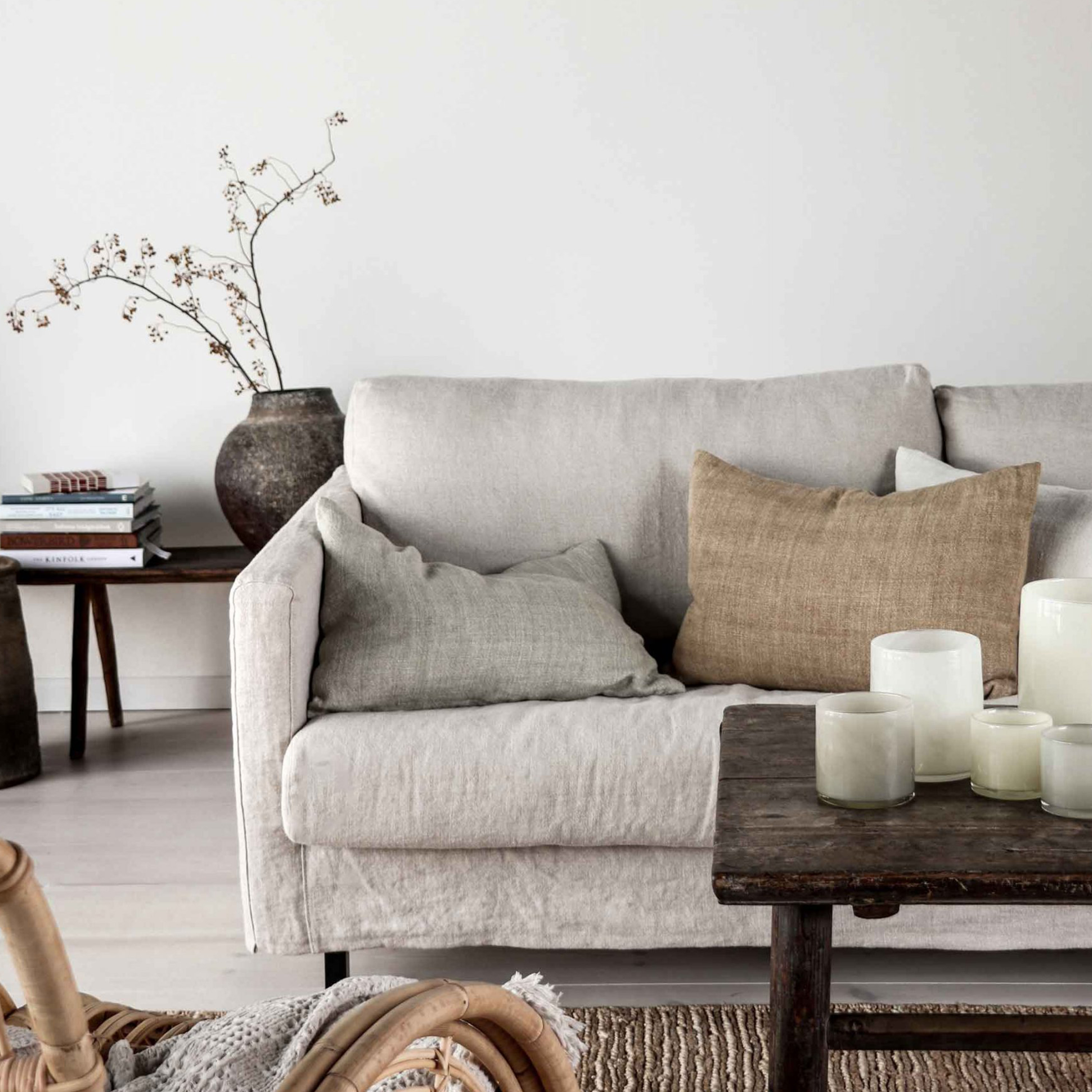 Tell me more Margaux Putetrekk Lin Pampas 40 x 60