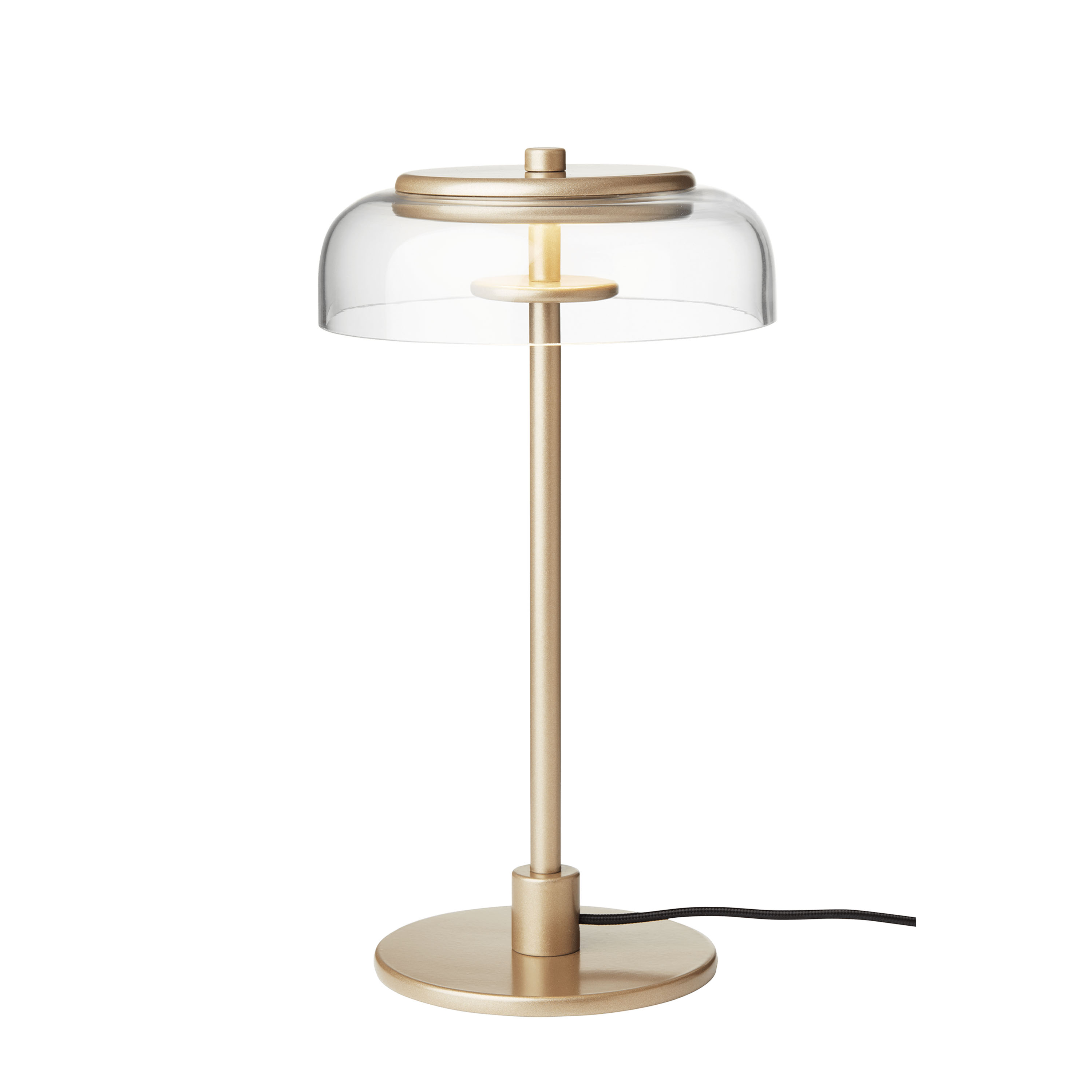Blossi Bordslampa Nordic Gold/Clear Small