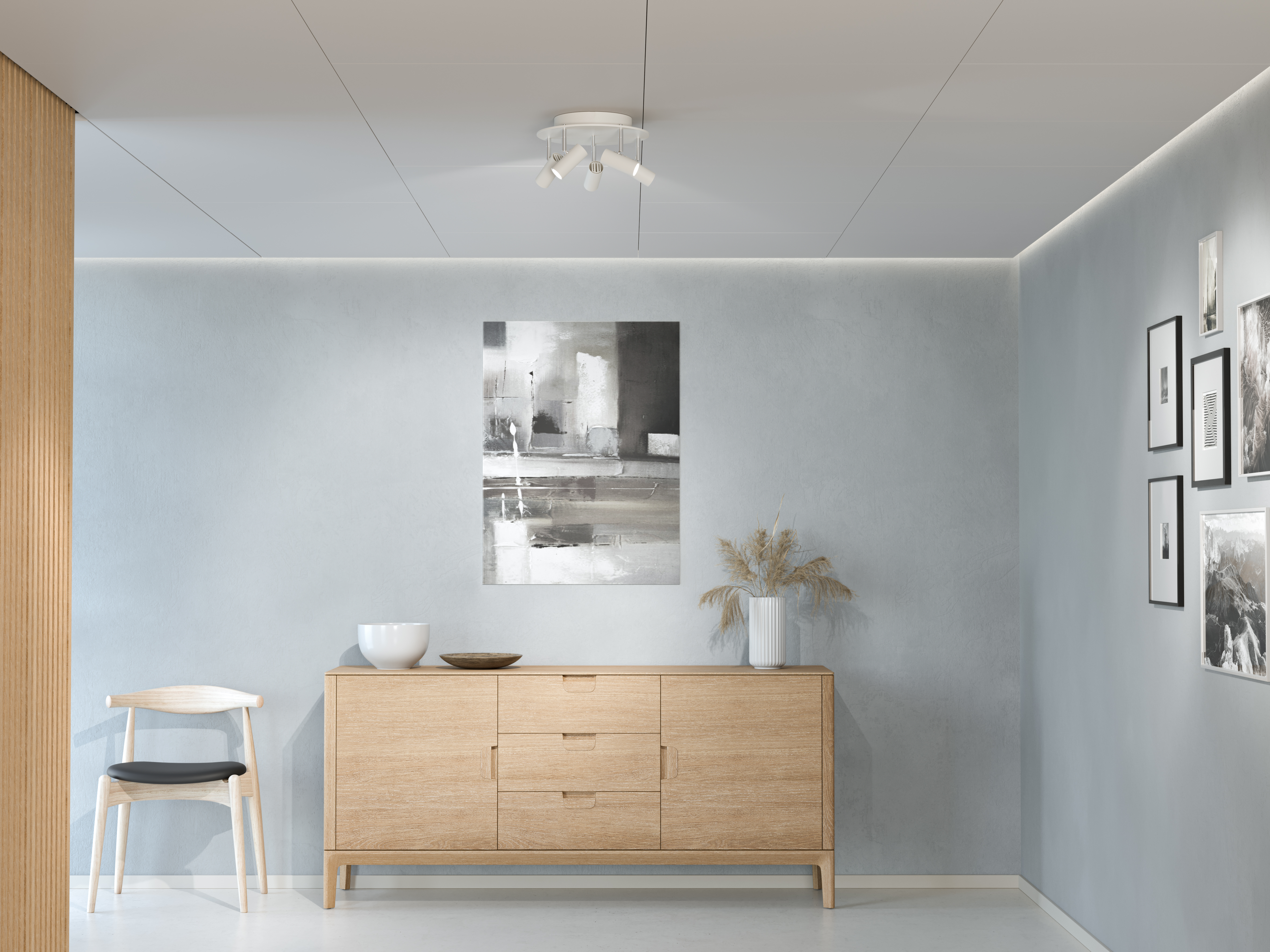 Belid Cato 5 spot LED Taklampa Vit