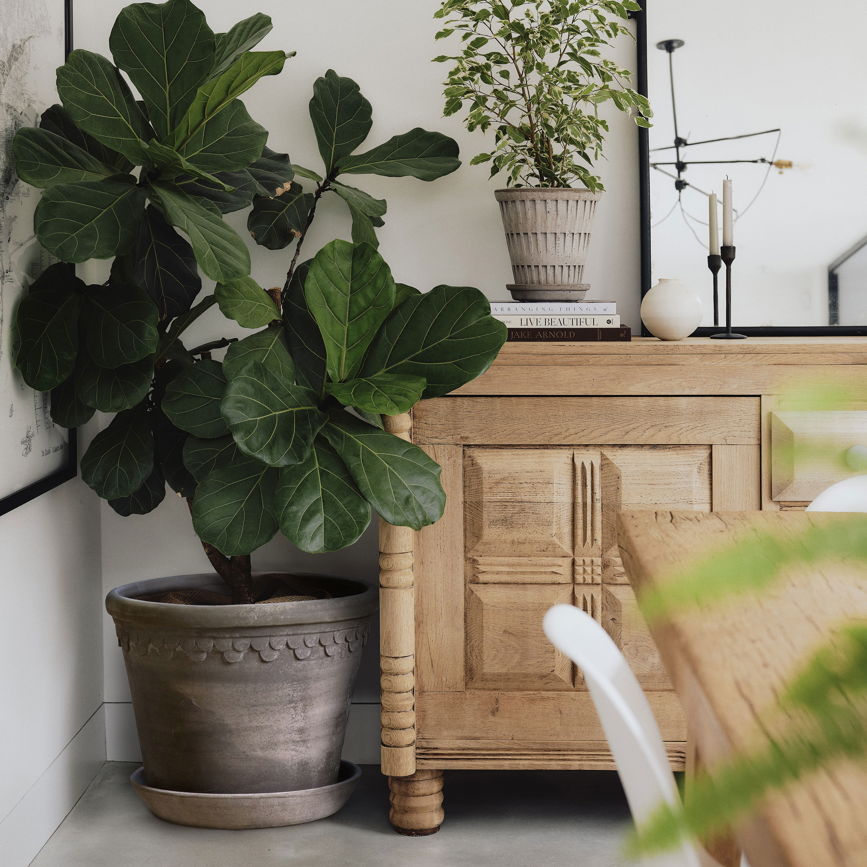 Bergs Potter Københavner Topf Raw Grey Terrakotta Ø60