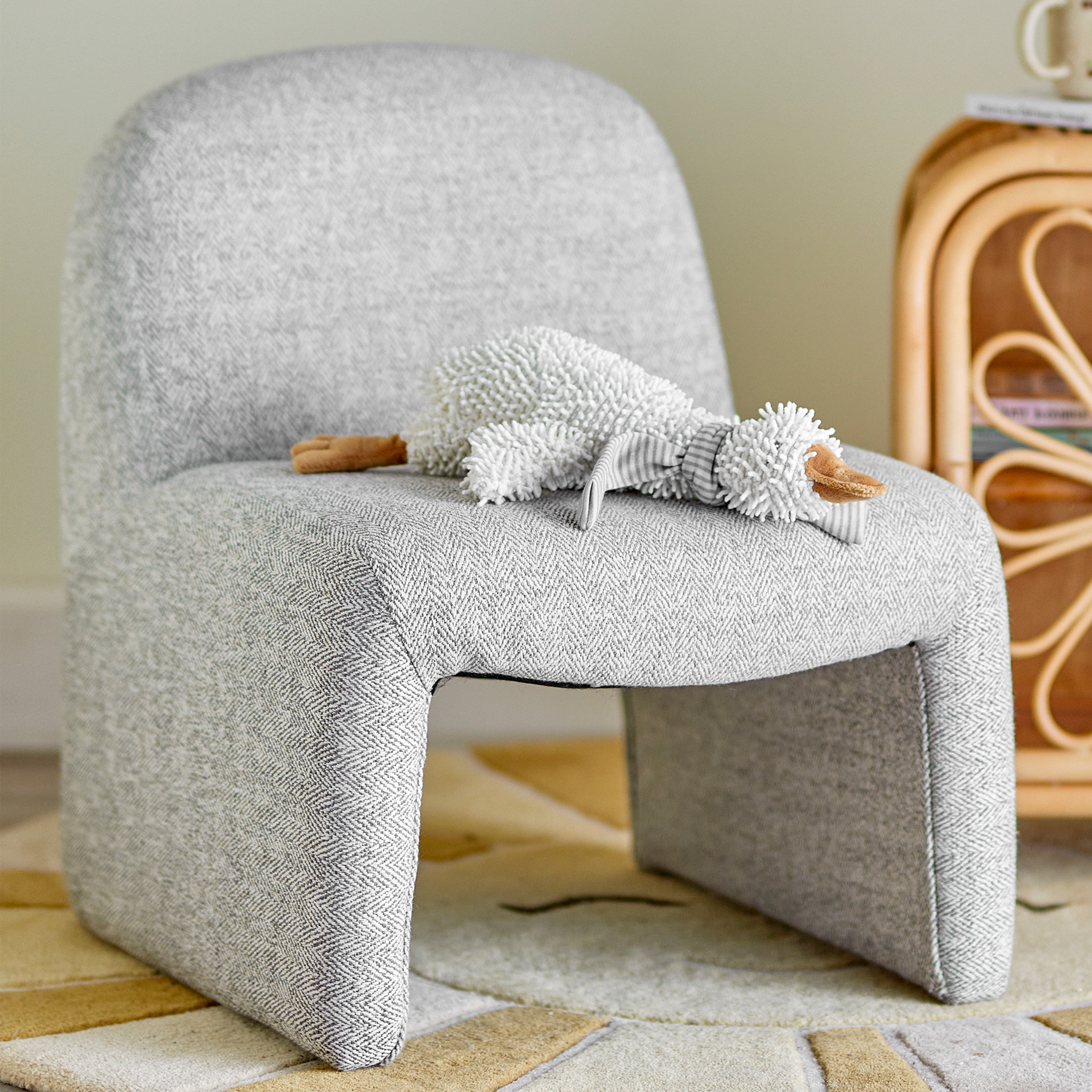 Bloomingville Neel Kids Loungestol Grey